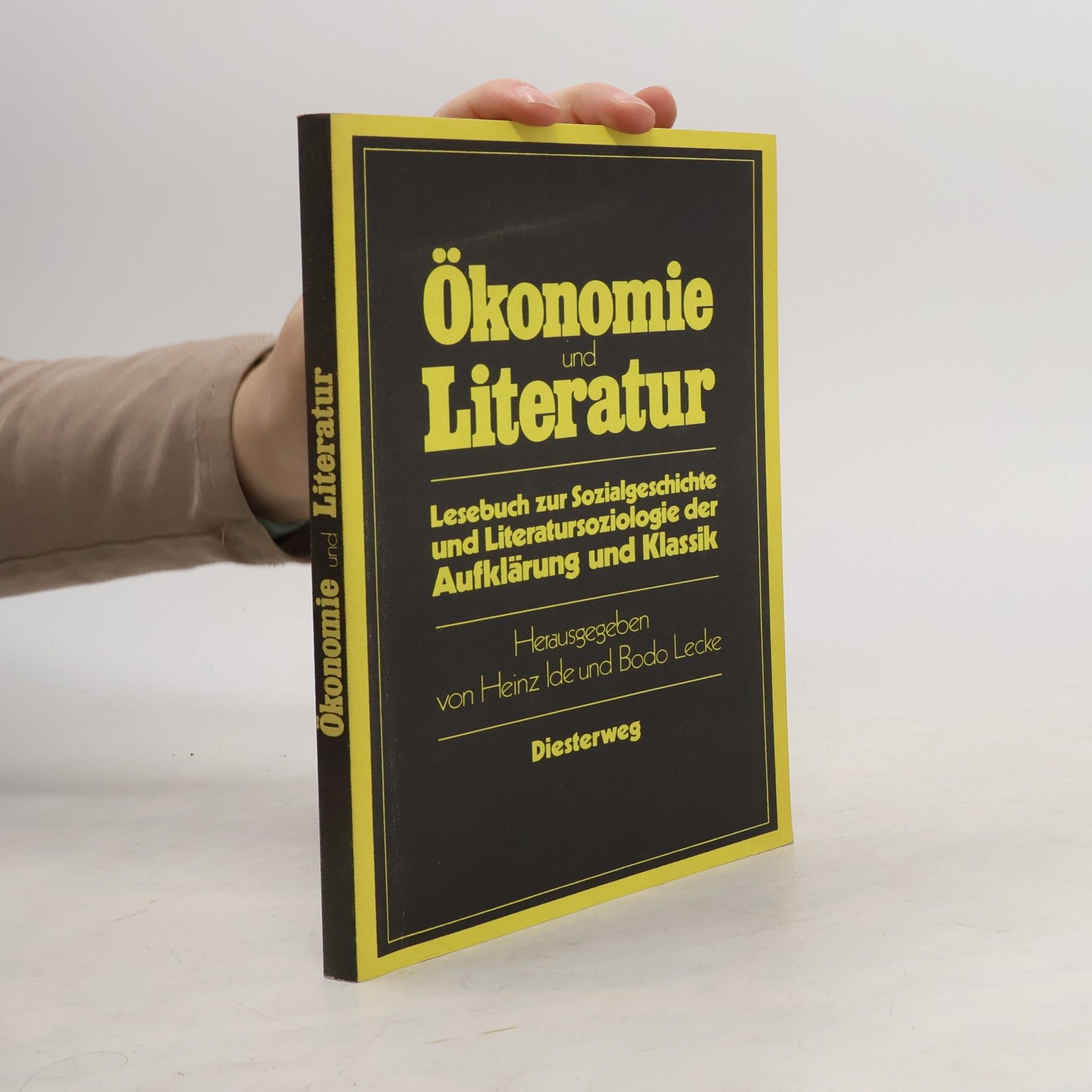 Heinz Ide Ökonomie und Literatur
