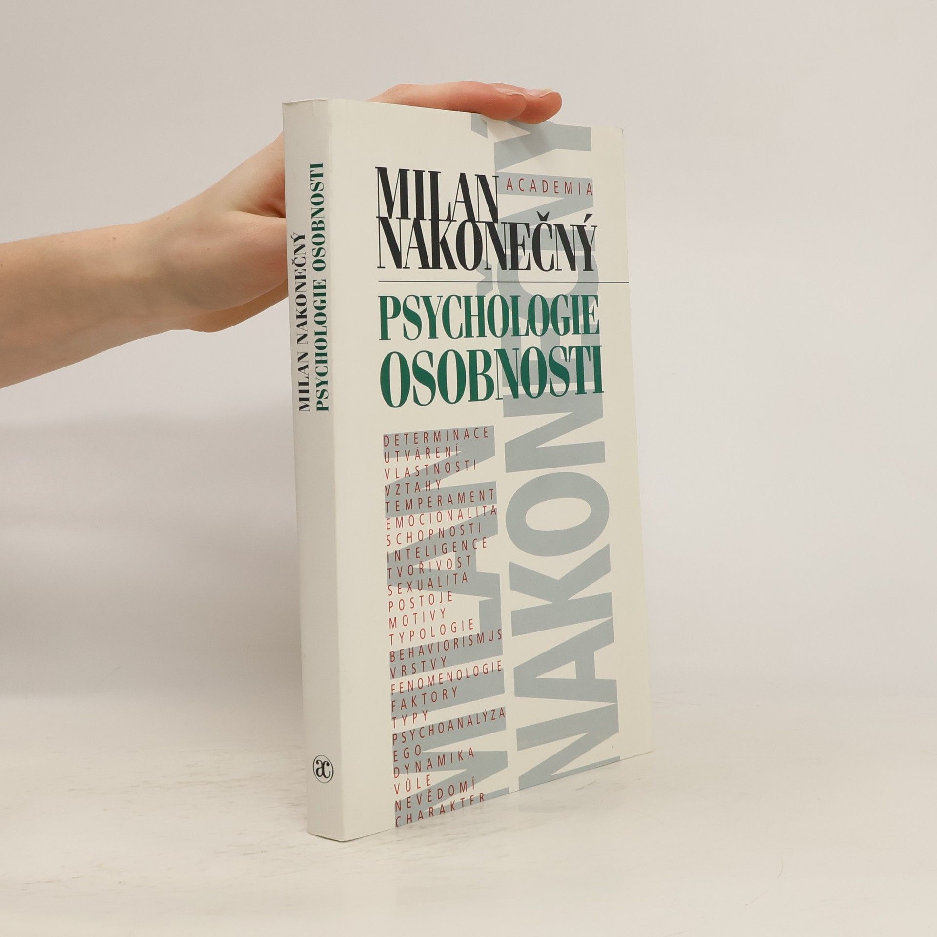 Milan Nakonečný Psychologie osobnosti