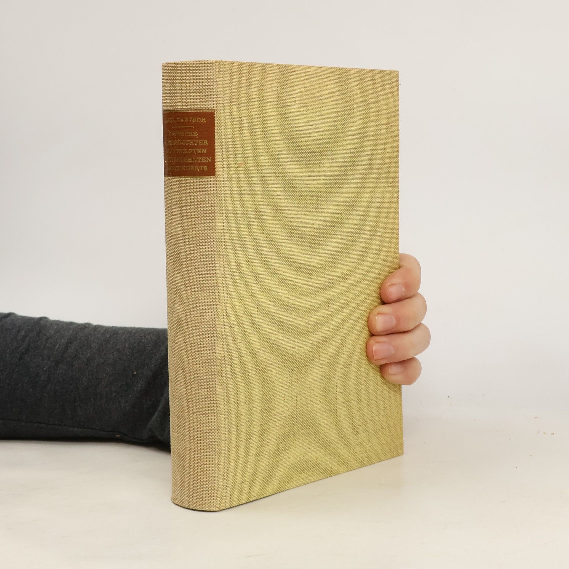 Deutsche liederdichter des zwölften bis vierzehnten jahrhunderts