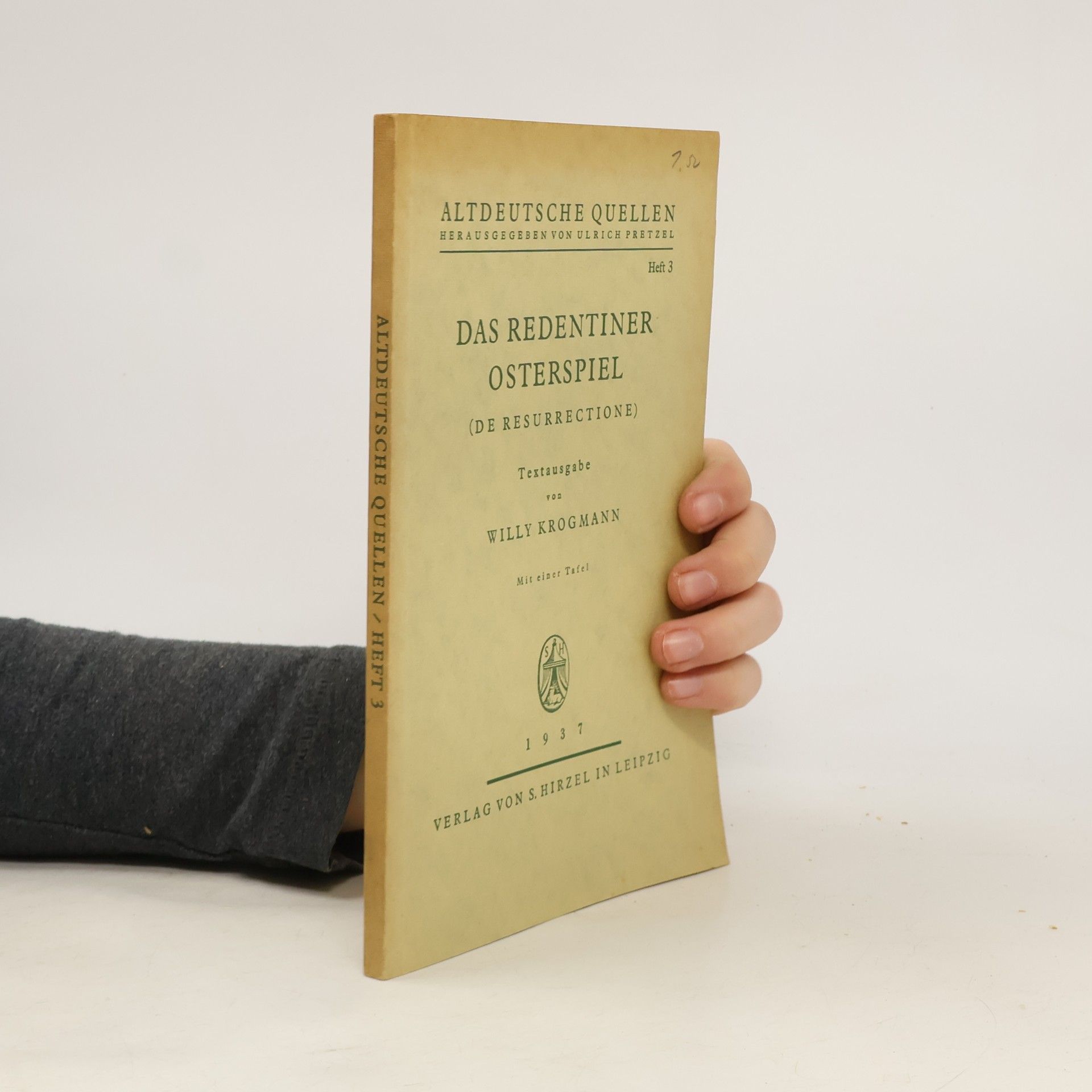 Das Redentiner Osterspiel. Heft 3