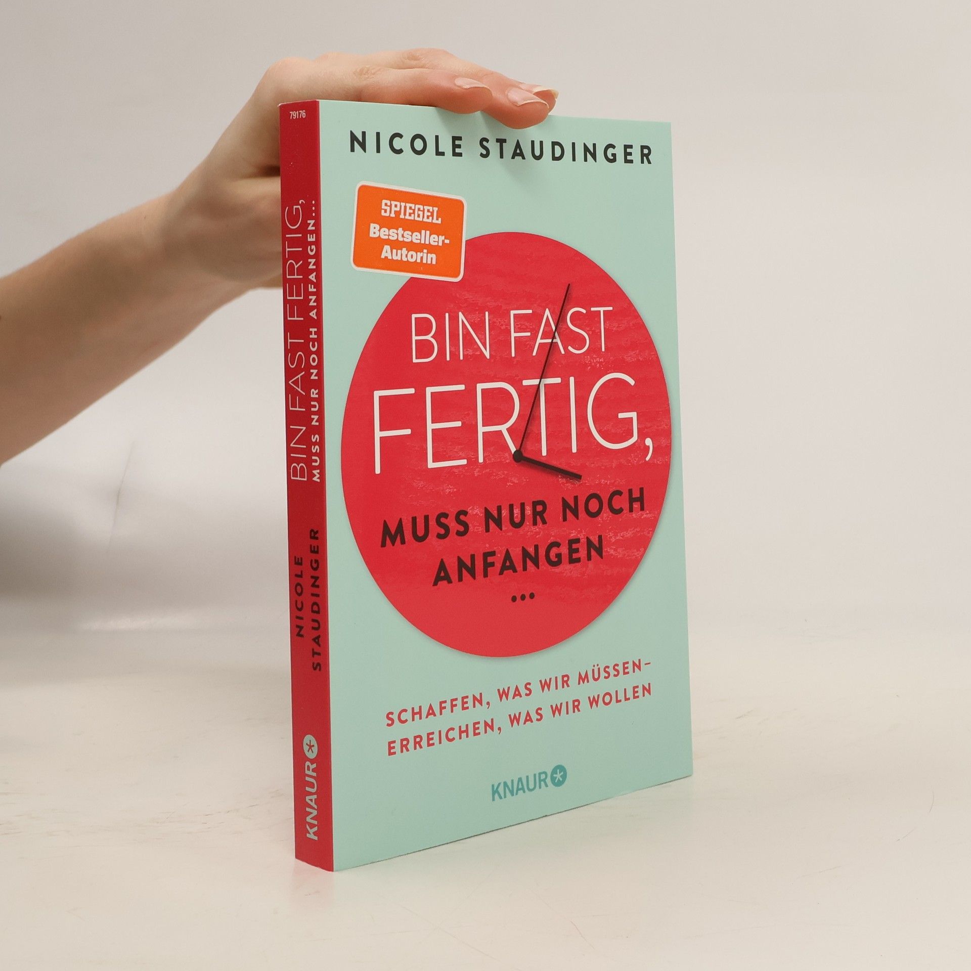 Nicole Staudinger Bin fast fertig, muss nur noch anfangen