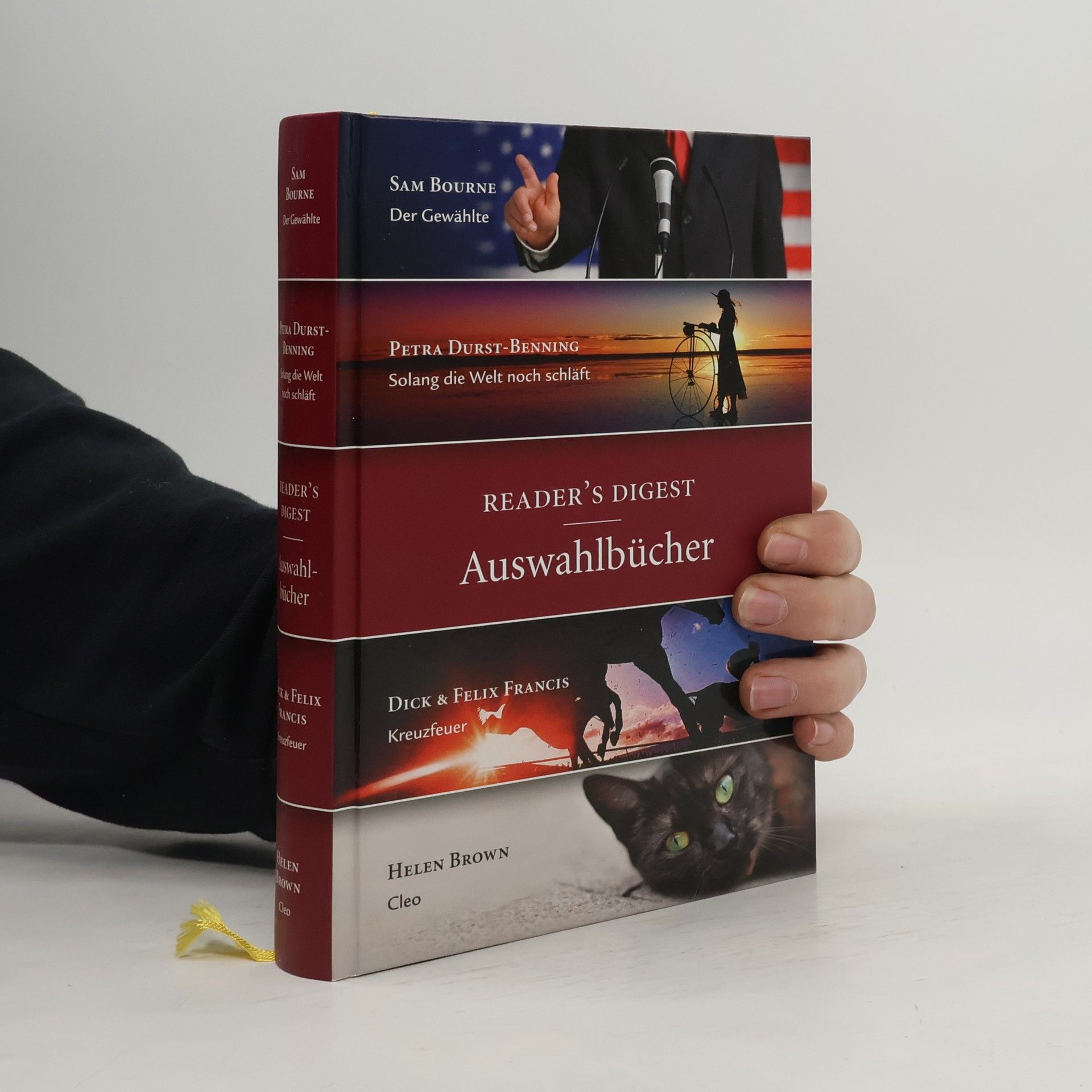 Dick Francis Readers Digest Auswahlbücher: Der Gewählte, Solange die Welt noch schläft, Kreuzfeuer, Cleo