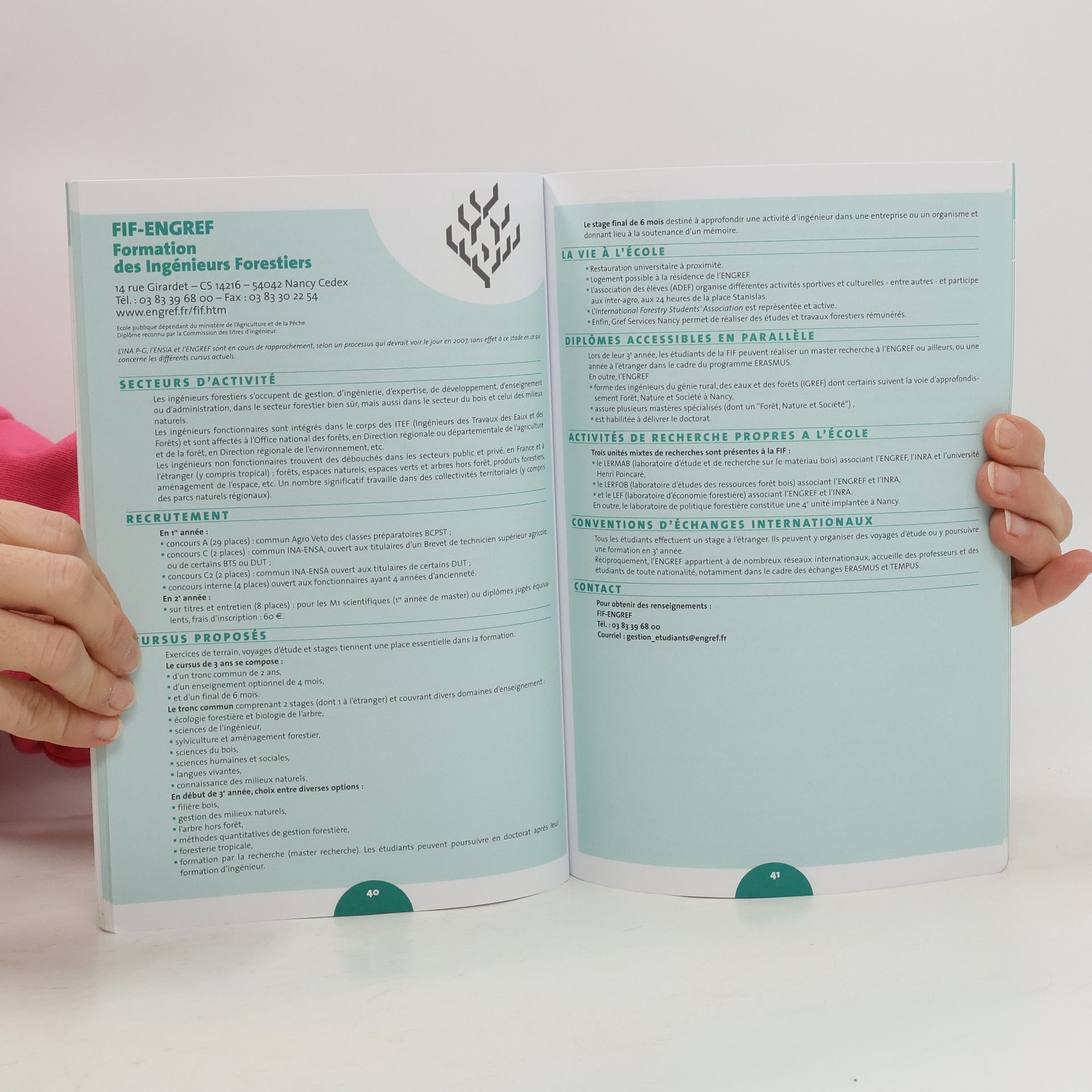 France. Service des concours agronomiques et vétérinaires Les grandes écoles des sciences de la vie et de la terre - 2006