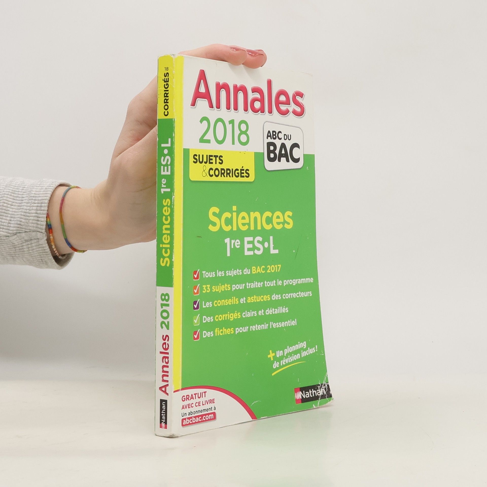 Françoise Saintpierre Annales 2018. Sciences 1re ES-L