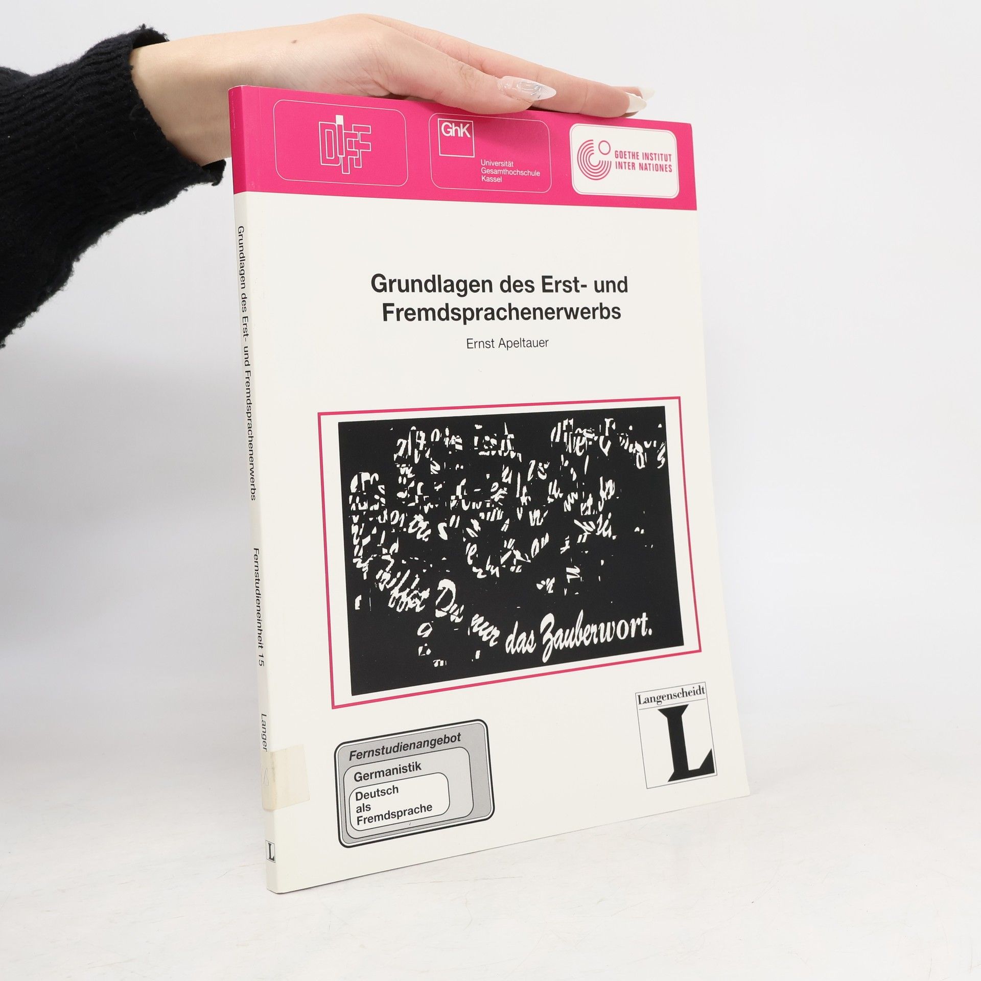 Ernst Apeltauer Grundlagen des Erst- und Fremdsprachenerwerbs