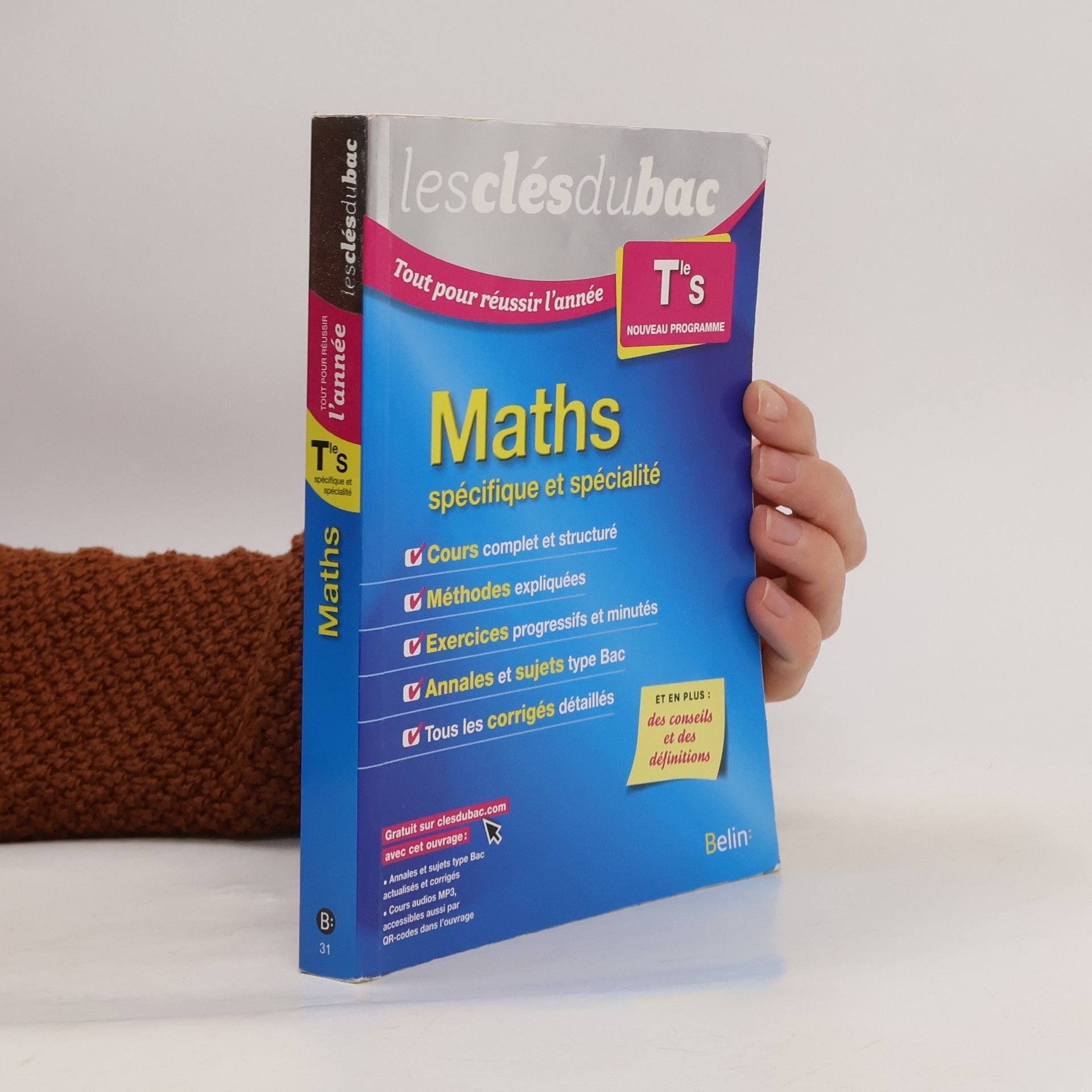 Rhydwen Volsik Maths enseignement spécifique et spécialité Tle S