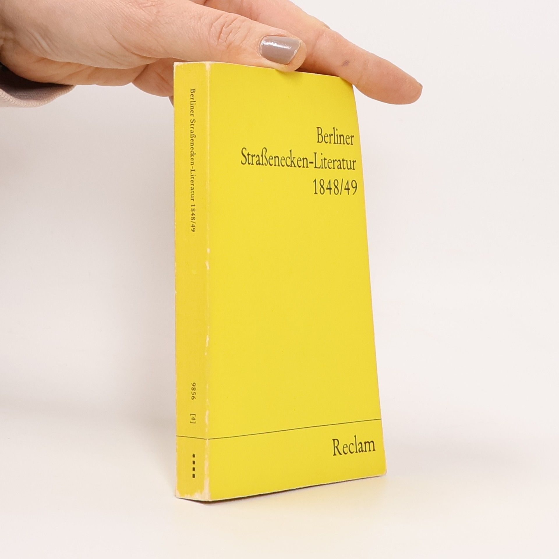 Gesine Abert Universal-Bibliothek - 4: Berliner Strassenecken-Literatur 1848/49