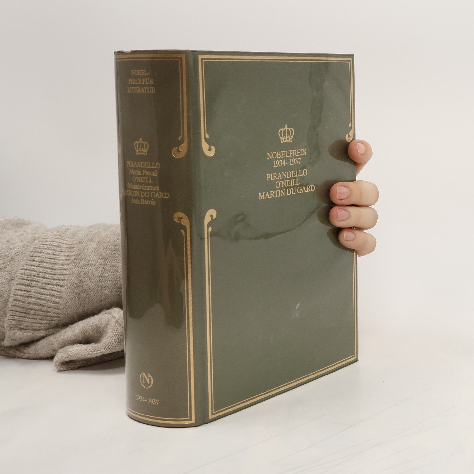 Luigi Pirandello Nobelpreis für Literatur 1934-1937. Pirandello, O'Neill, Martin du Gard