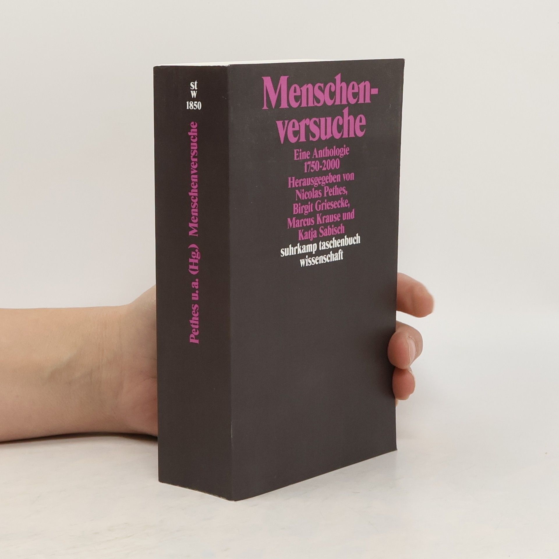 Suhrkamp Taschenbuch Wissenschaft: Menschenversuche