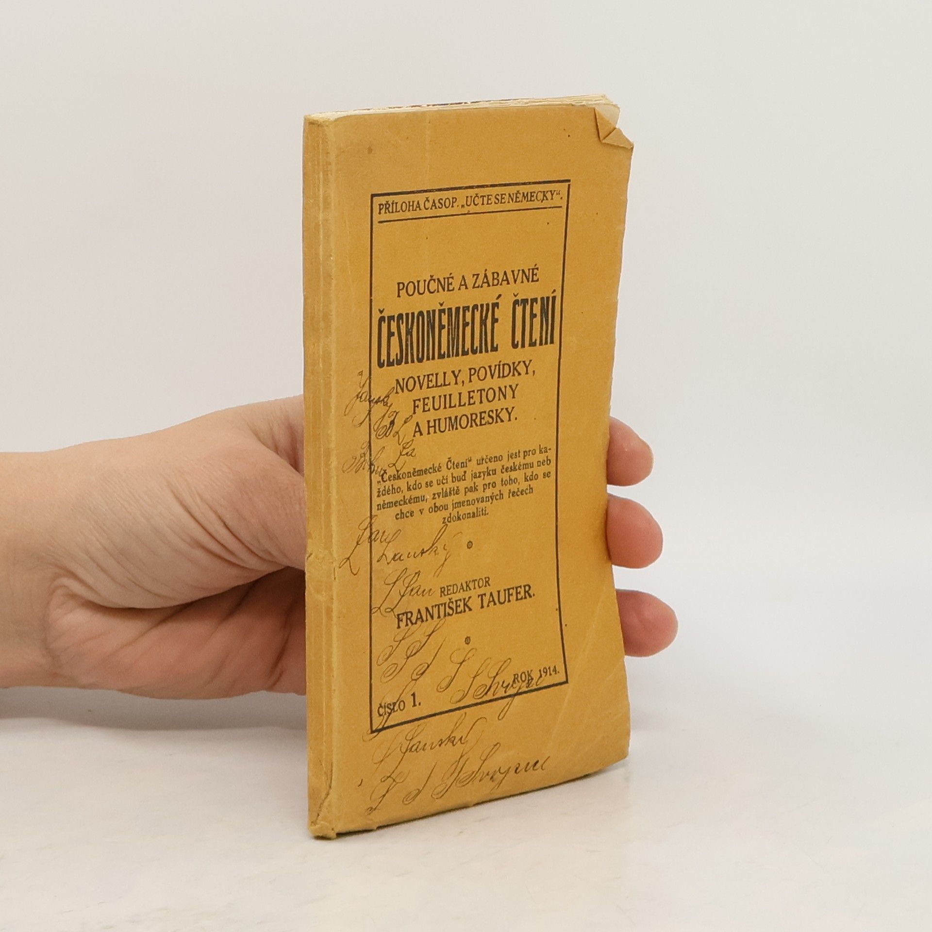 František Taufer Poučné a zábavné českoněmecké čtení