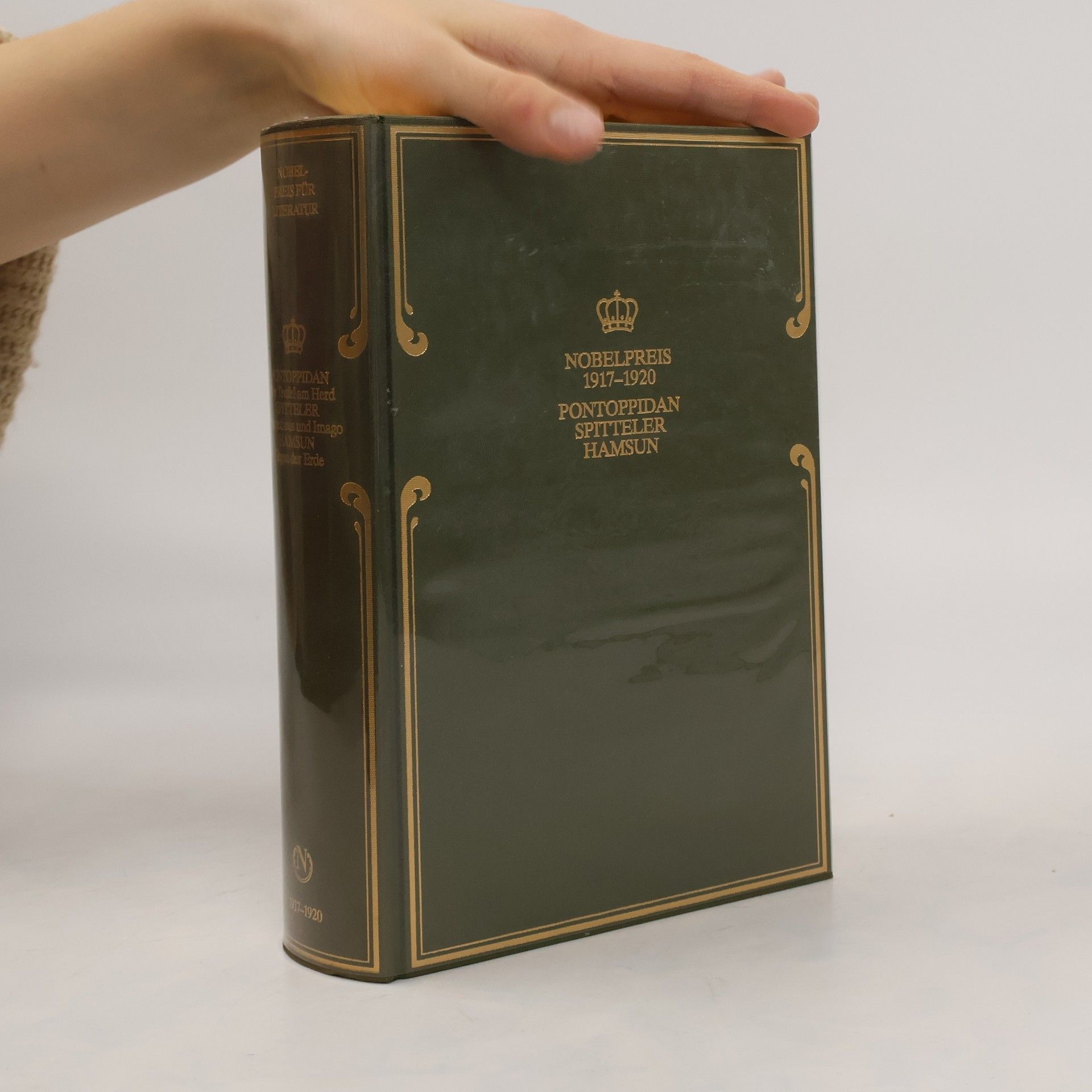 Henrik Pontoppidan Nobelpreis für Literatur 1917-1920. Pontoppidan, Spitteler, Hamsun