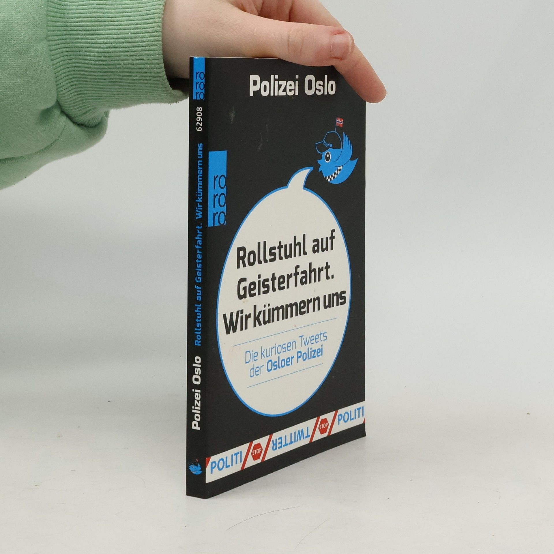 Polizei Polizei Oslo Rollstuhl auf Geisterfahrt, wir kümmern uns