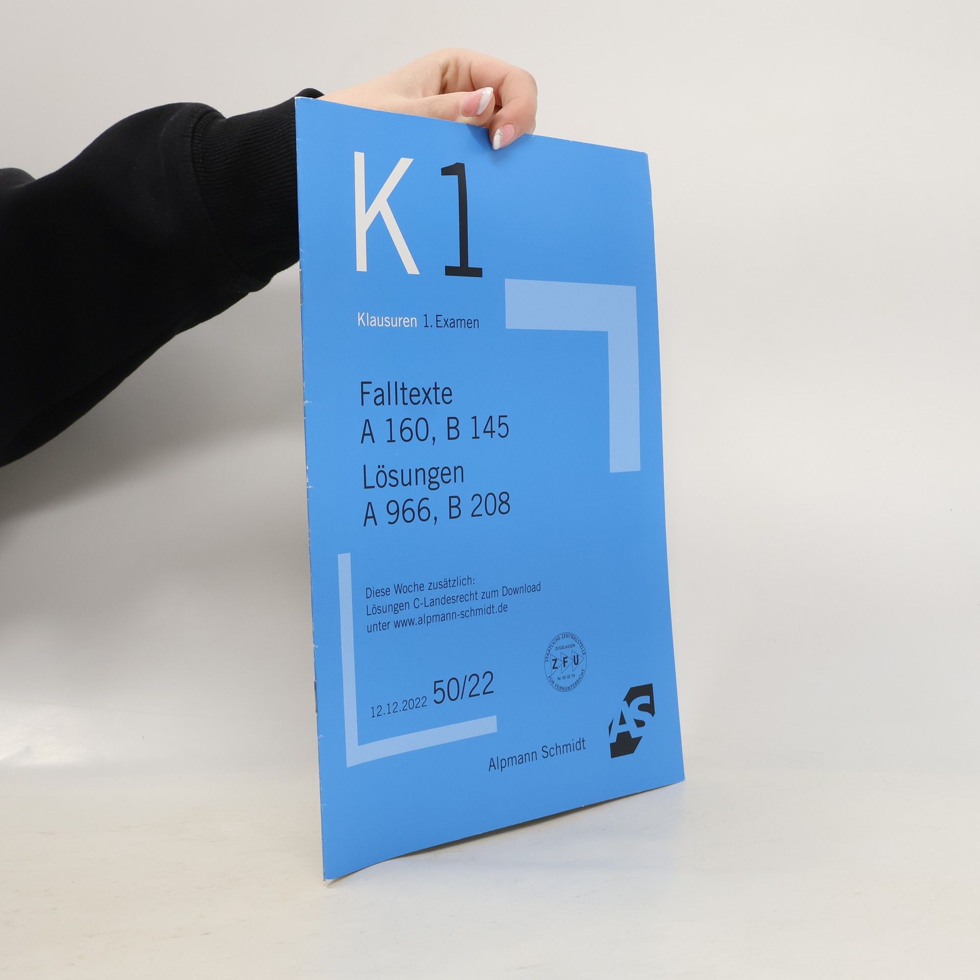 K1. Klausuren 1. Examen 50/22