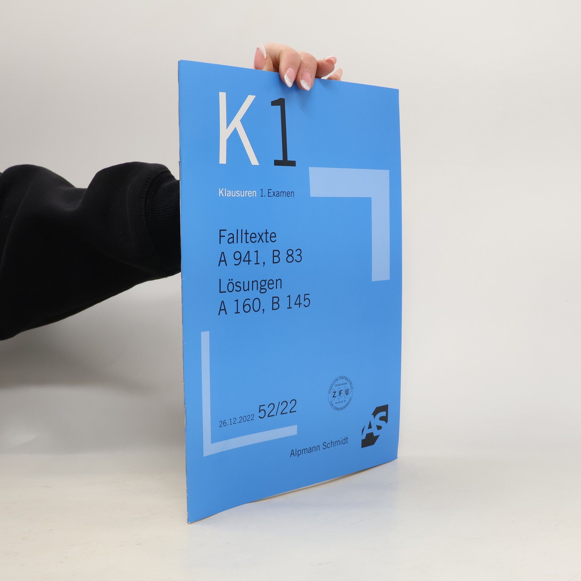 K1. Klausen 1. Examen 52/22