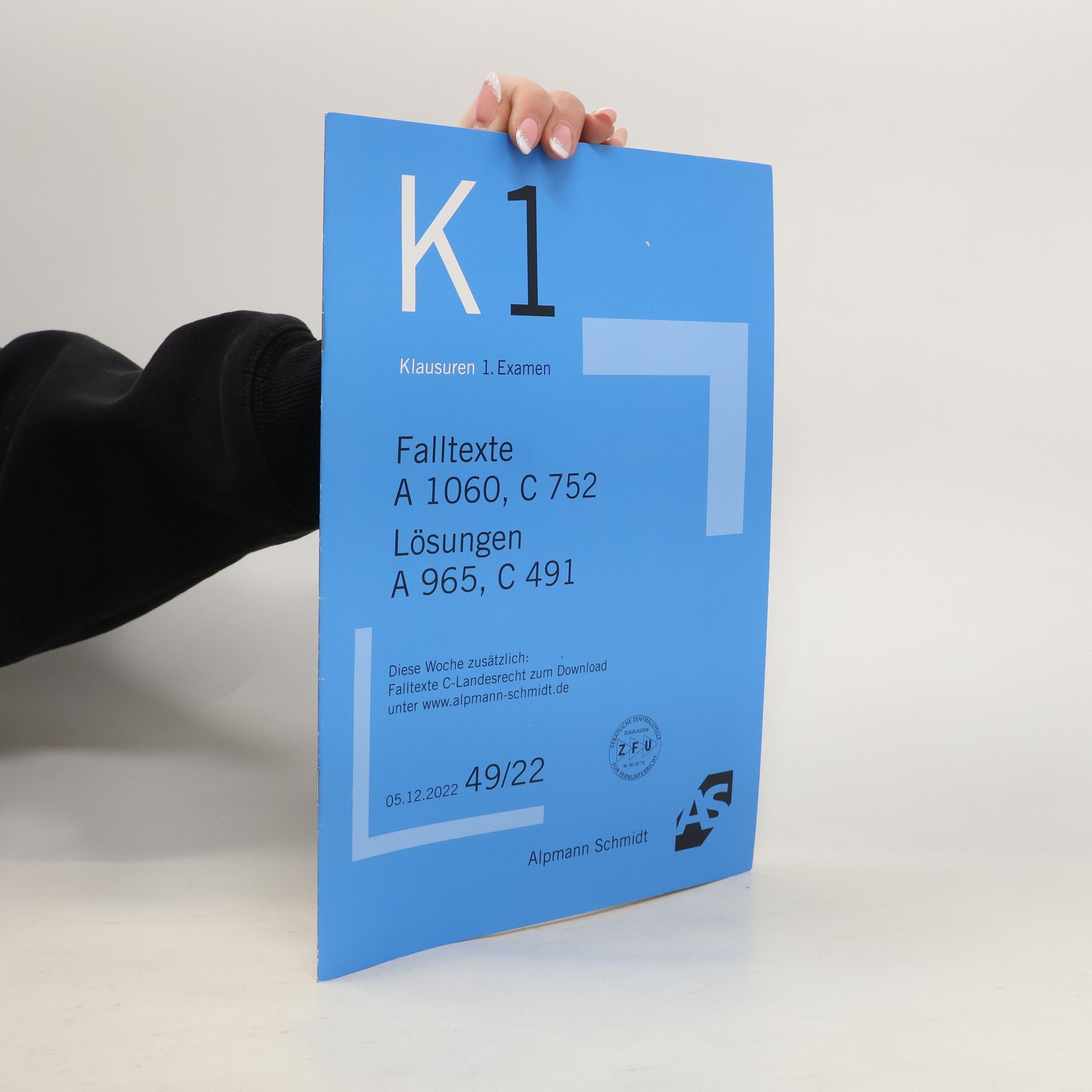 K1. Klausuren 1. Examen 49/22