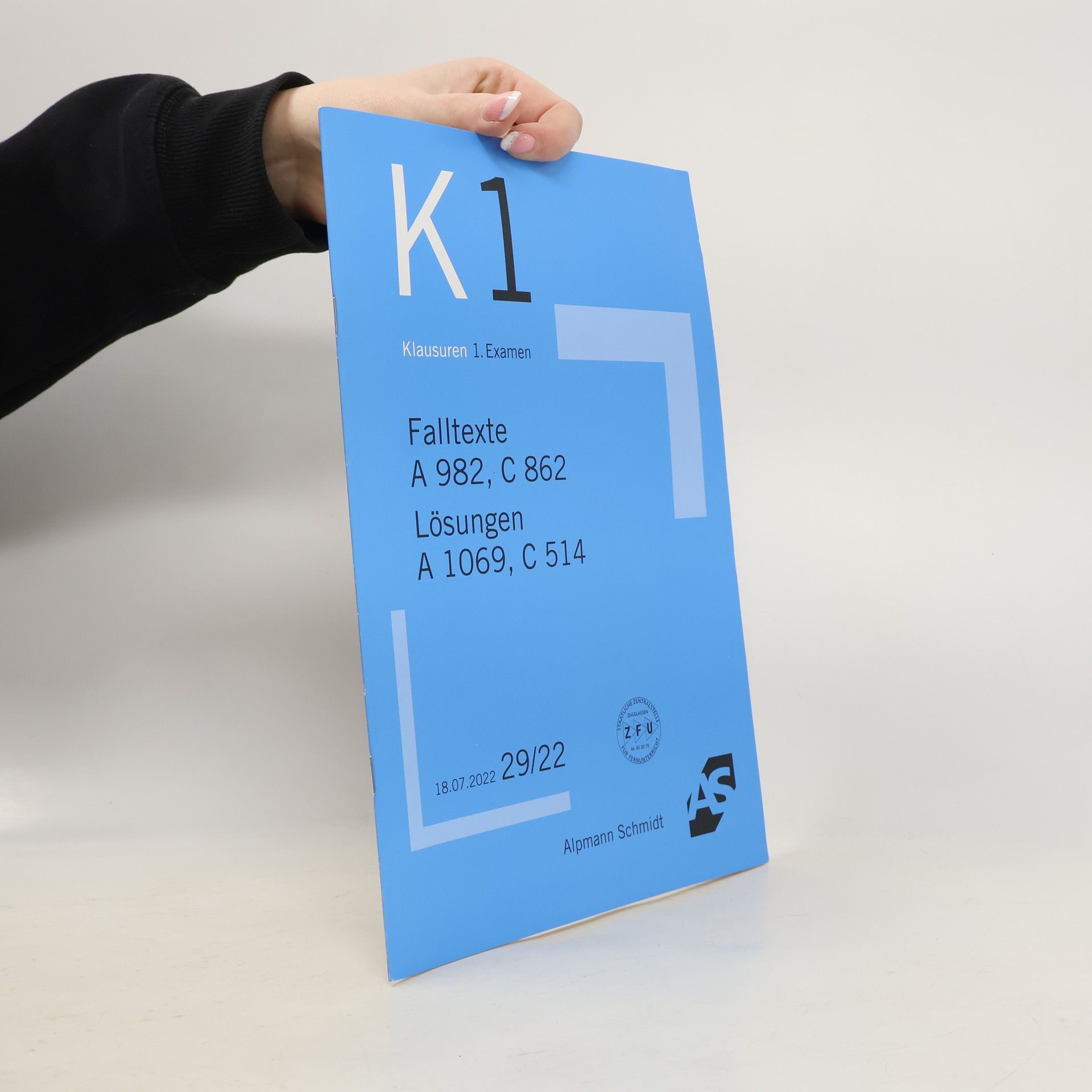 K1. Klausuren 1. Examen 29/22