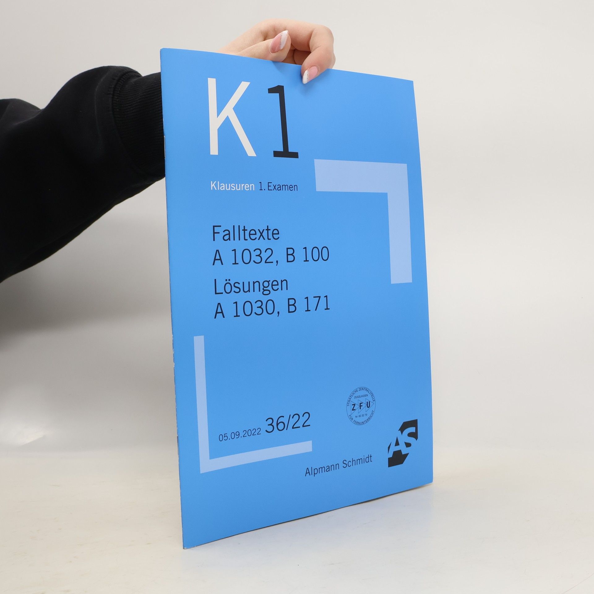 K1. Klausuren 1. Examen 36/22