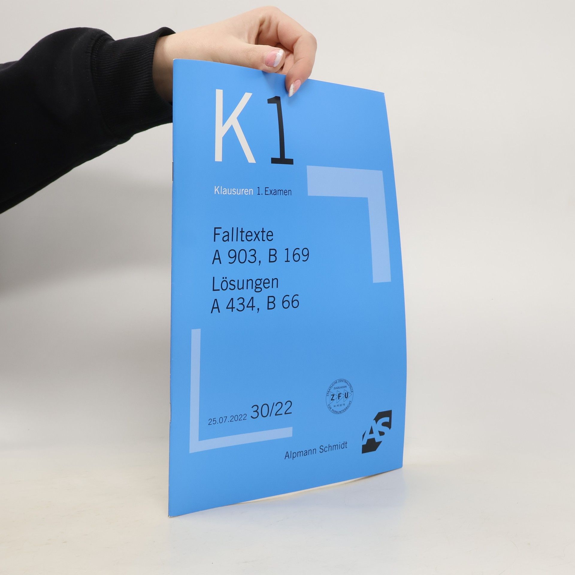 K1. Klausuren 1. Examen 30/22