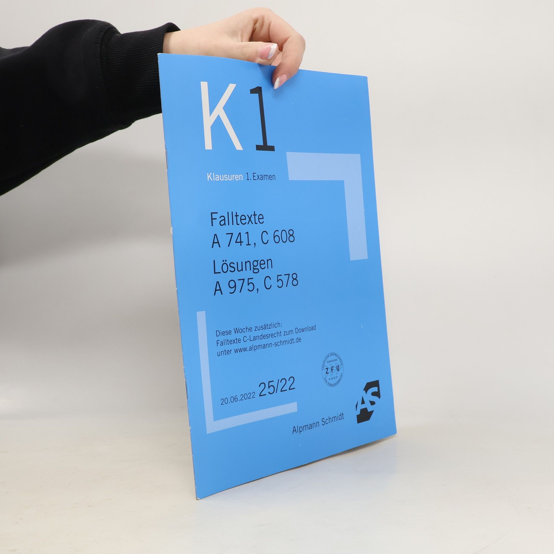 K1. Klausuren 1. Examen 25/22