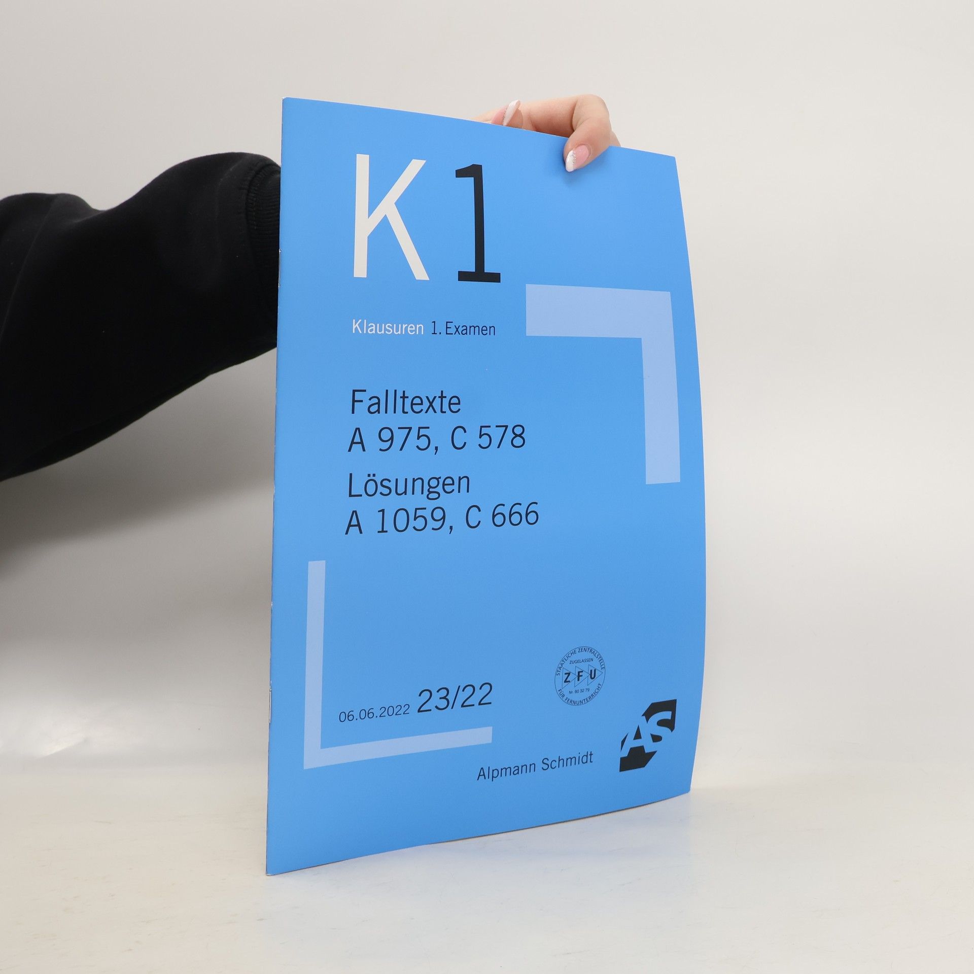 K1. Klausuren 1. Examen 23/22