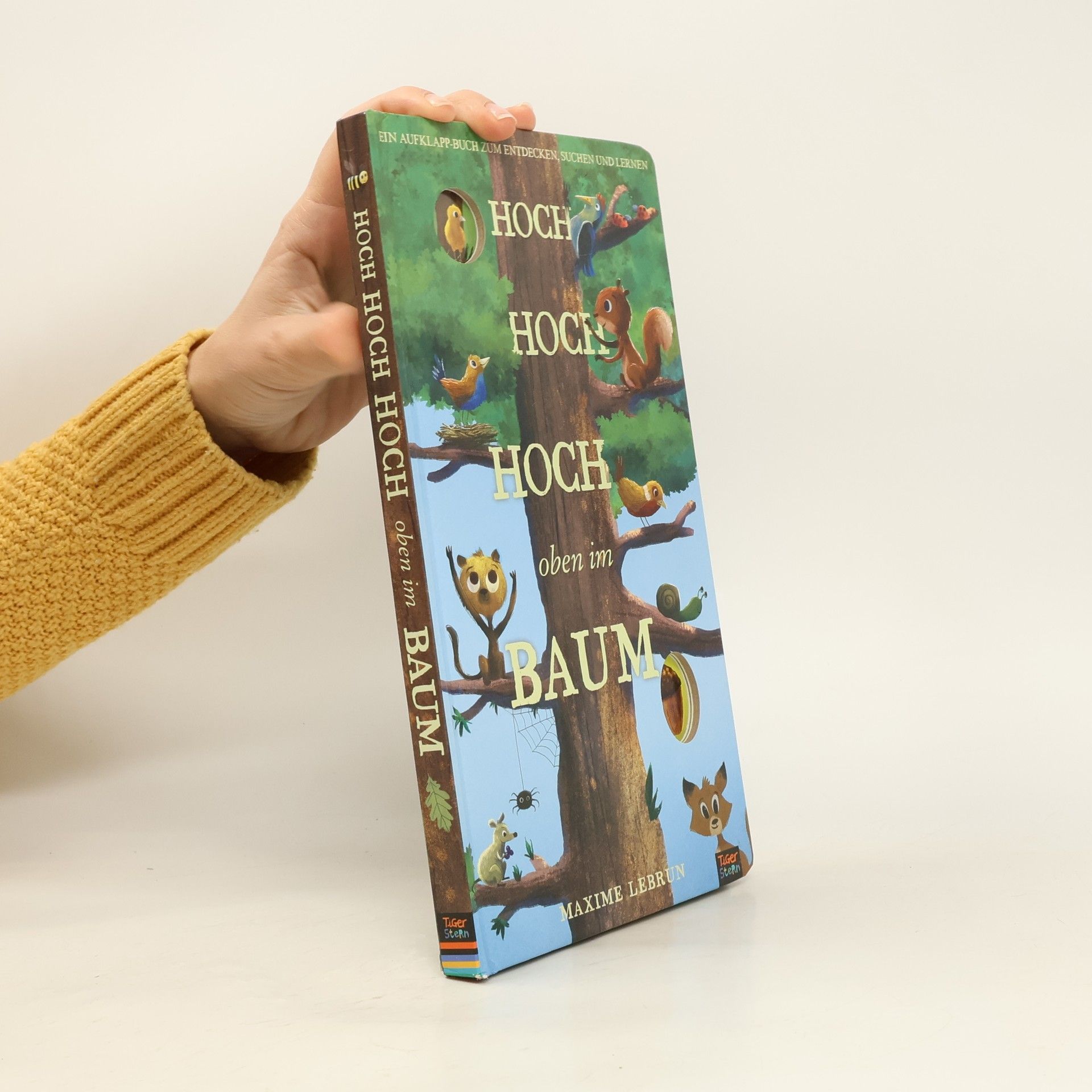 Maxime Lebrun Hoch hoch hoch oben im Baum