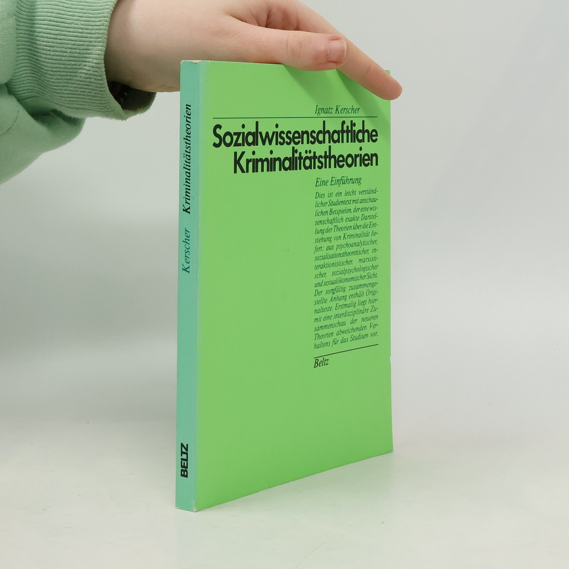 Sozialwissenschaftliche Kriminalitätstheorien