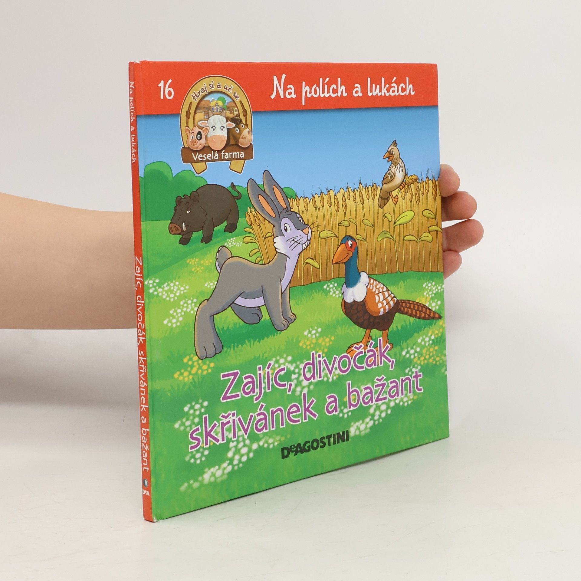 Kolektív autorov Na polích a lukách 16. Zajíc, divočák, skřivánek a bažant