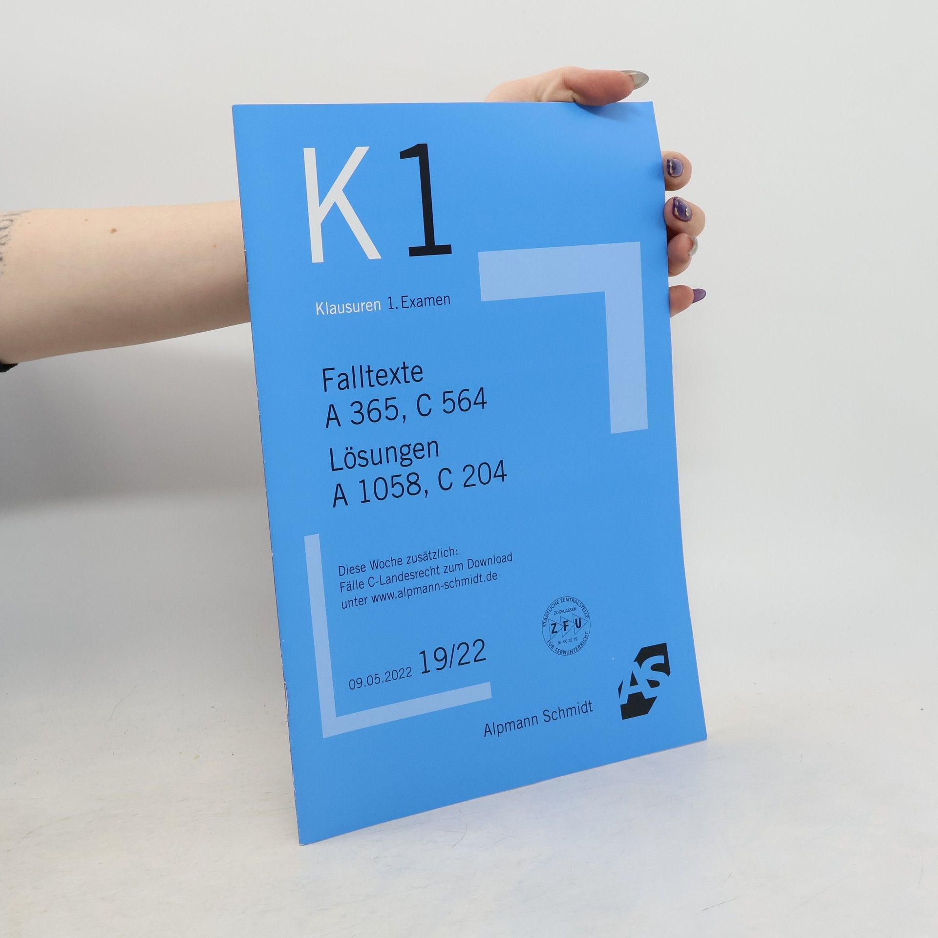 K1. Klausuren 1. Examen 17/22