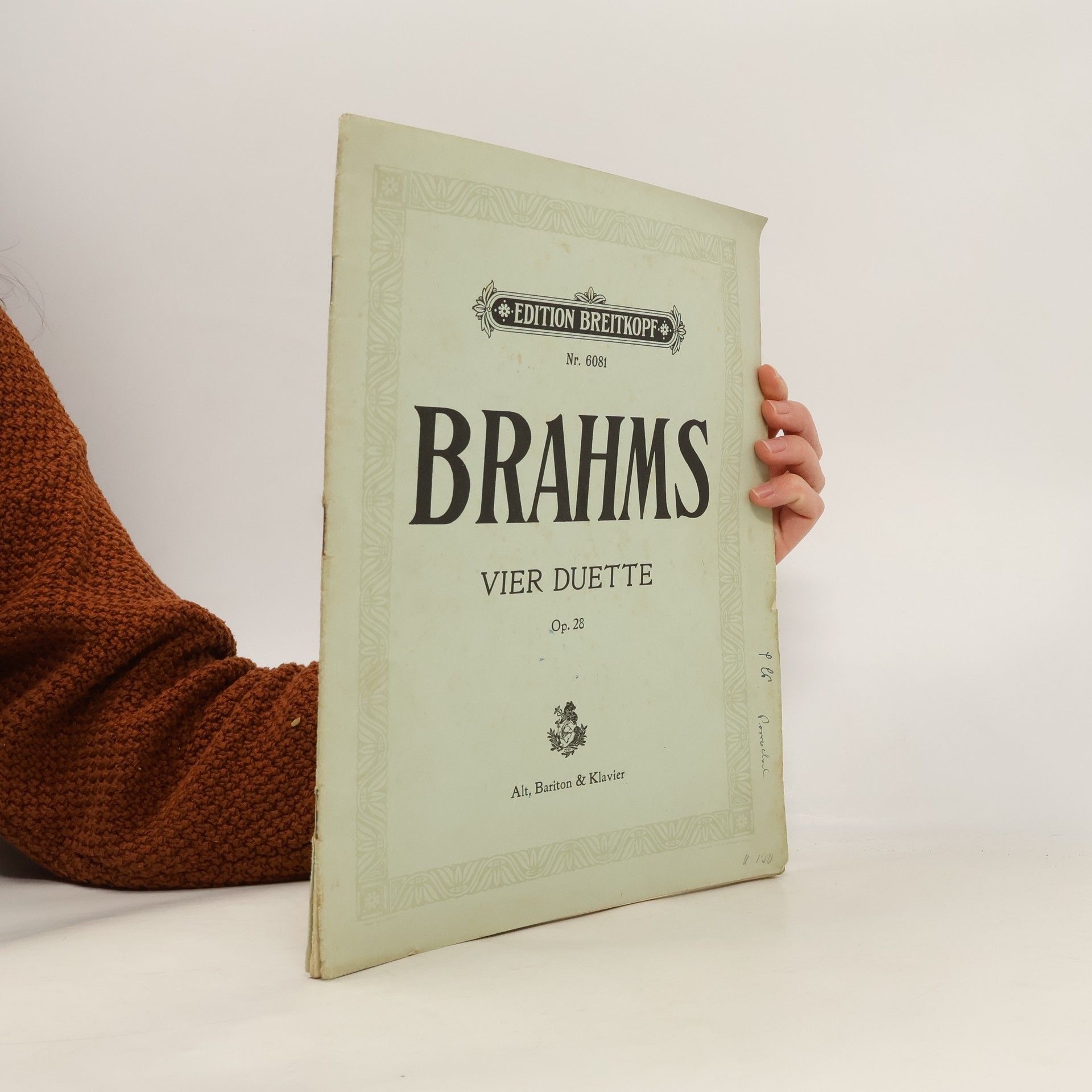 Johannes Brahms Brahms. Vier duette. Op. 28