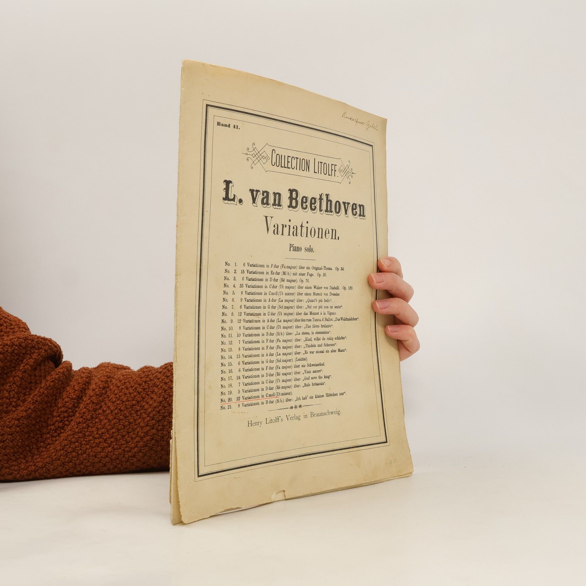 Kolektív autorov L. van Beethoven Variationen