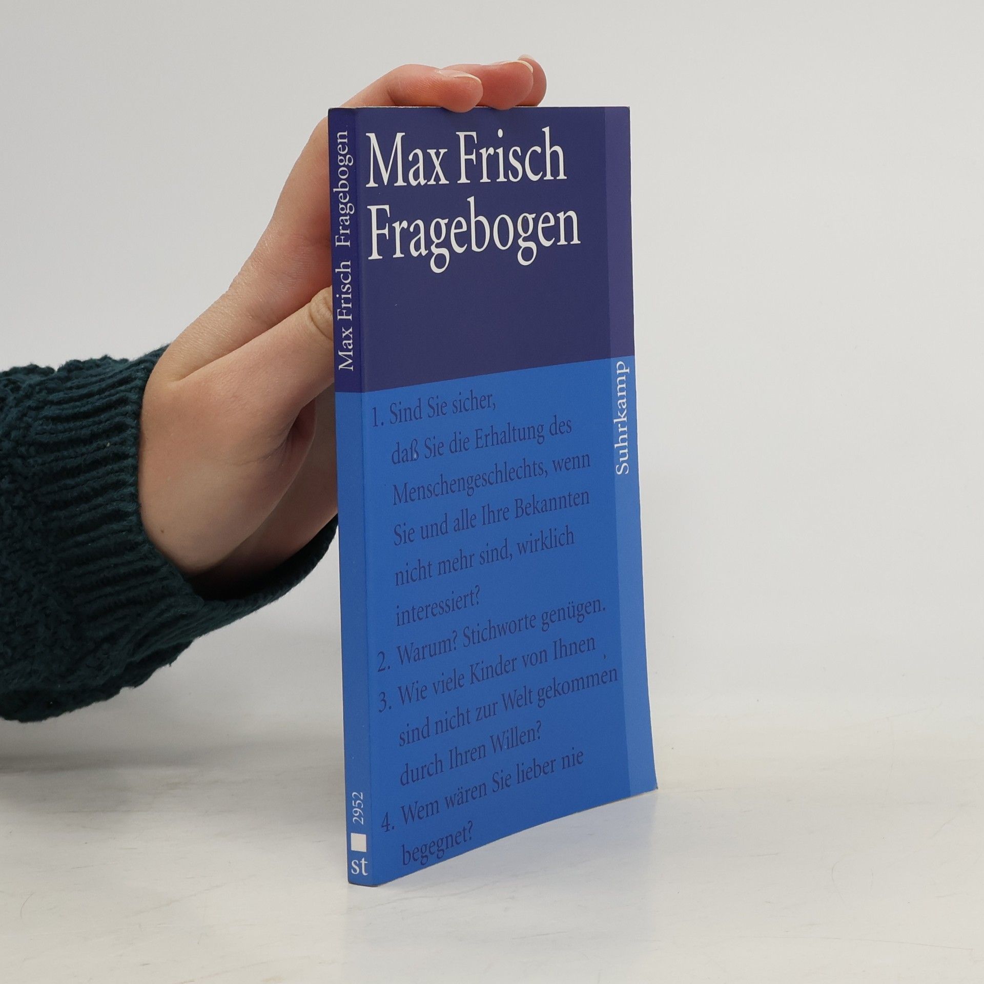Max Frisch Fragebogen