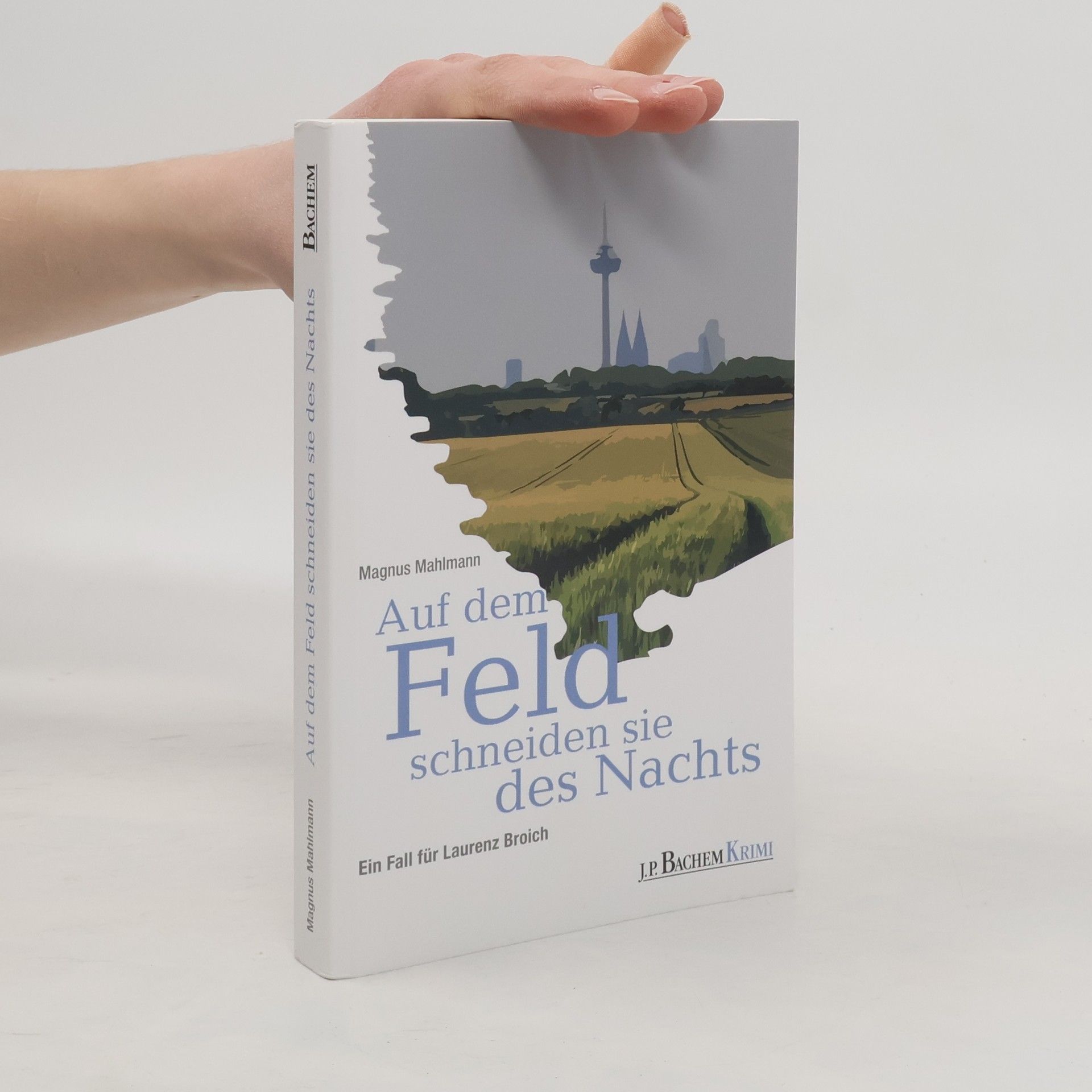 Auf dem Feld schneiden sie des Nachts