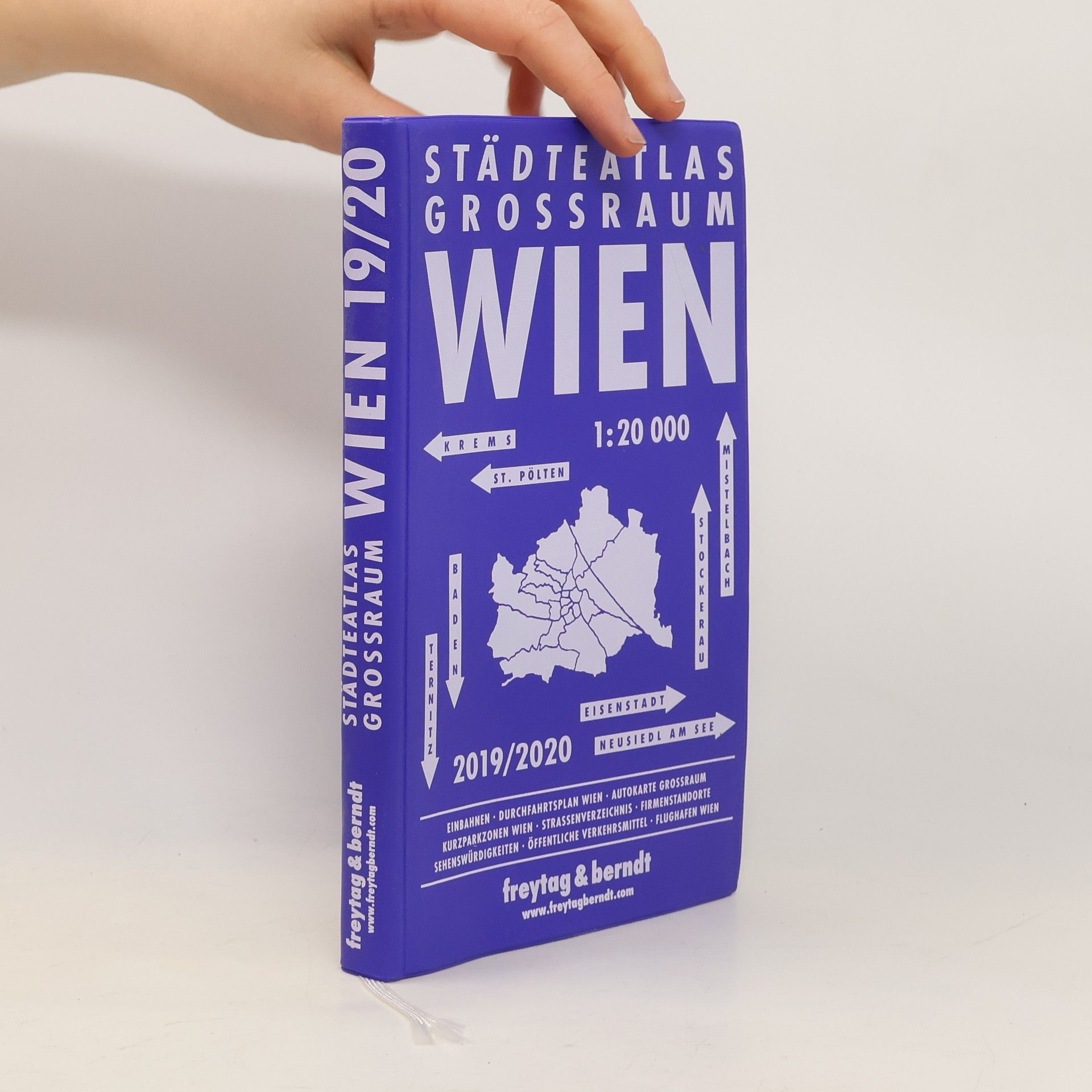Autorenkollektiv Wien Großraum Städteatlas, Stadtplan 1:20.000
