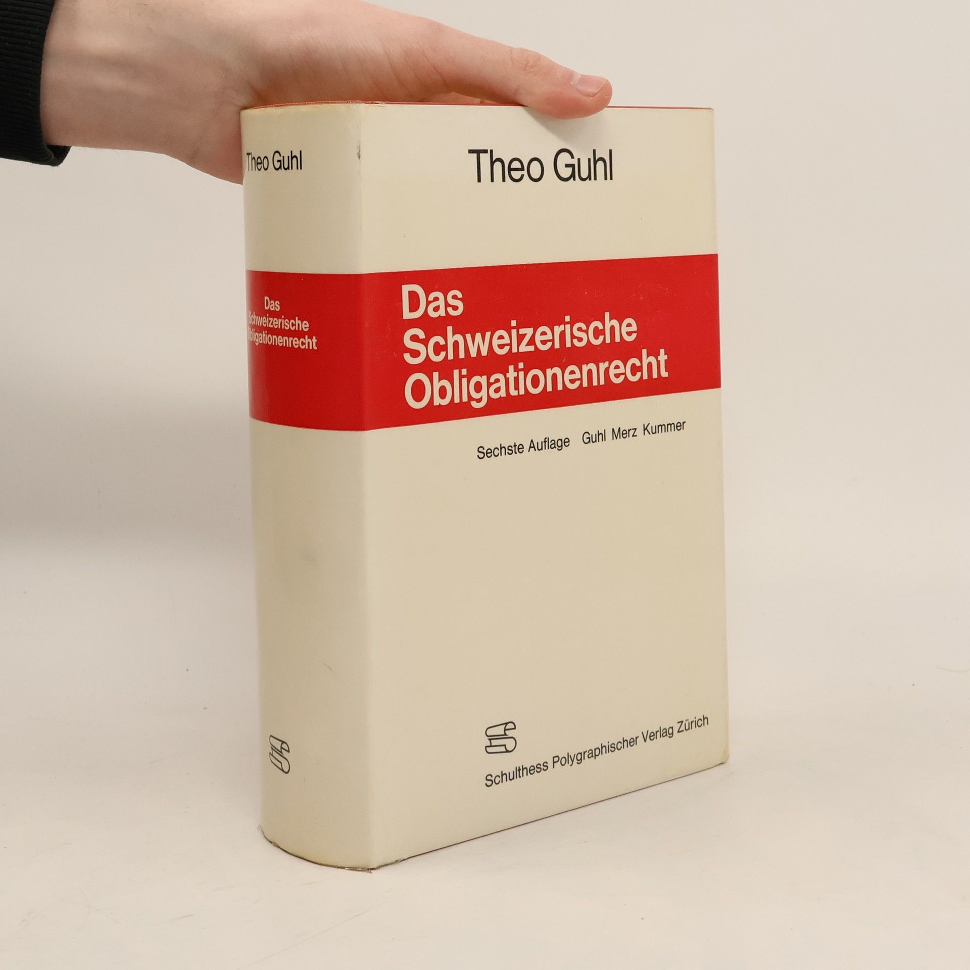 Theo Guhl Das schweizerische Obligationenrecht