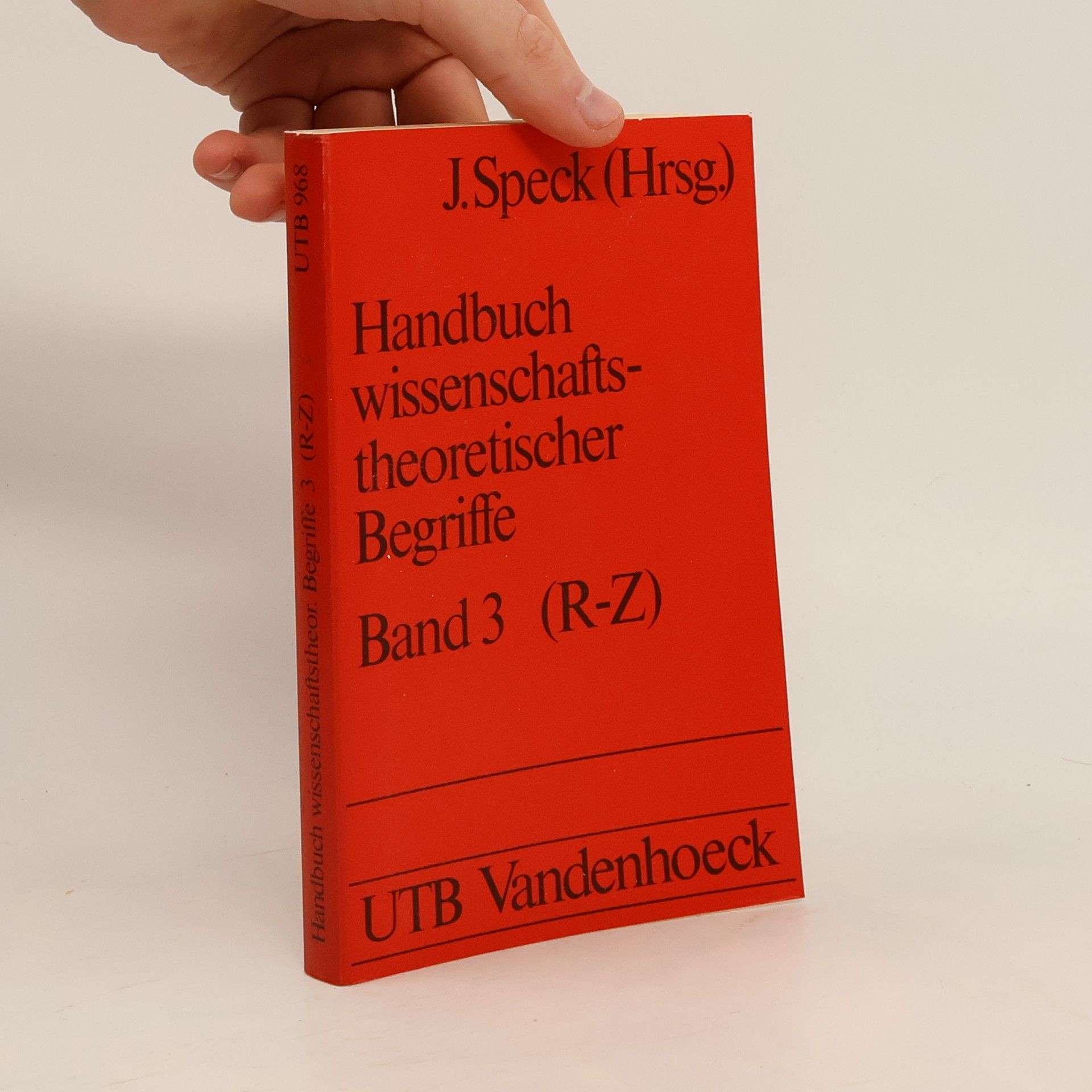 Auteurscollectief Handbuch wissenschaftstheoretischer Begriffe