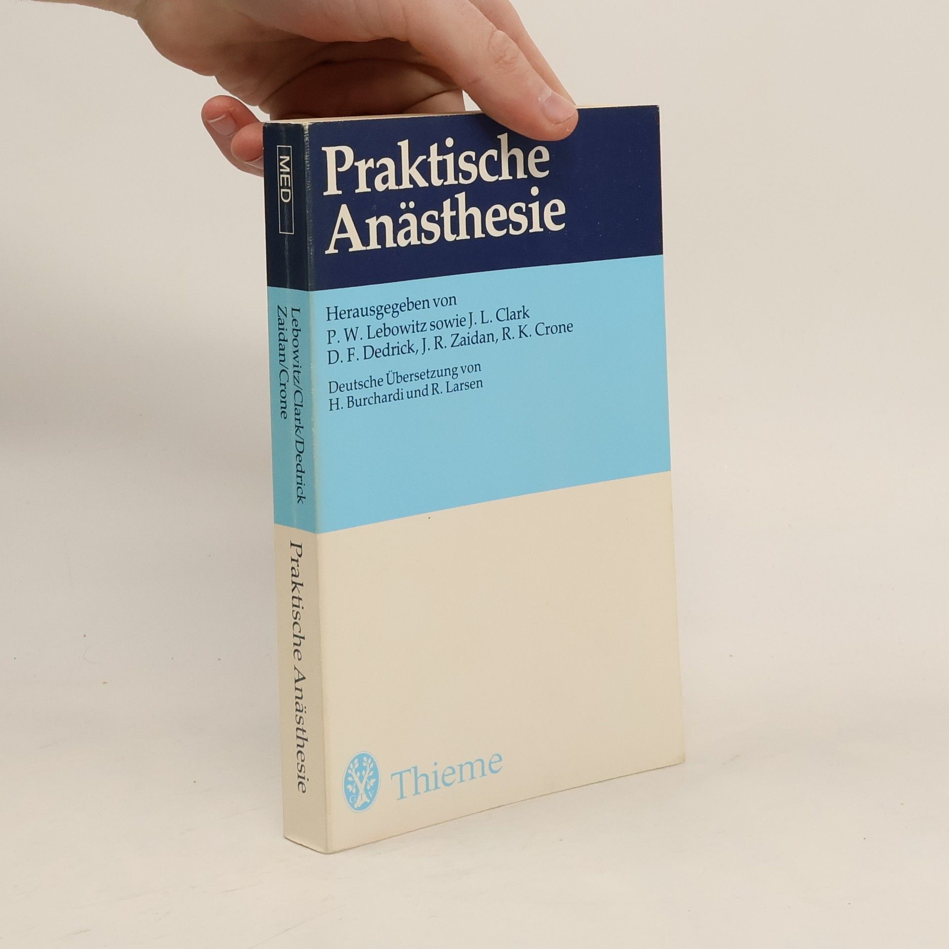 Philip W. Lebowitz Praktische Anästhesie