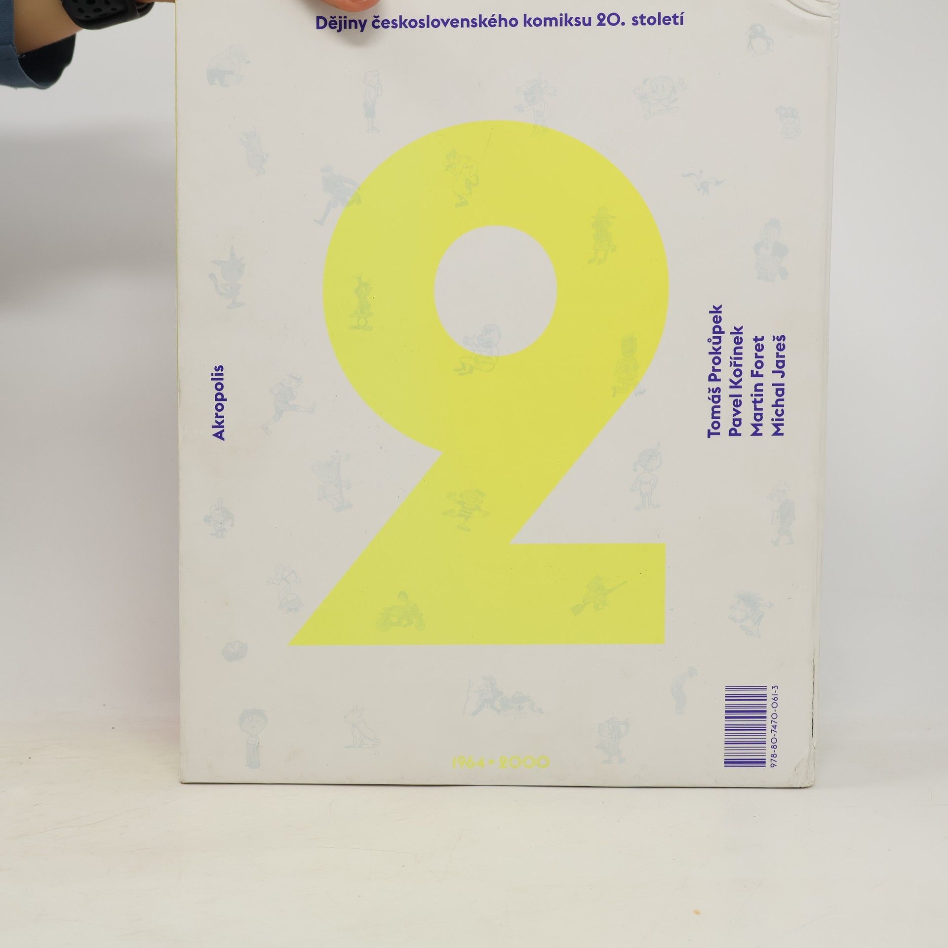 Tomáš Prokůpek Dějiny československého komiksu 20. století komplet, 3 svazky v kazetě