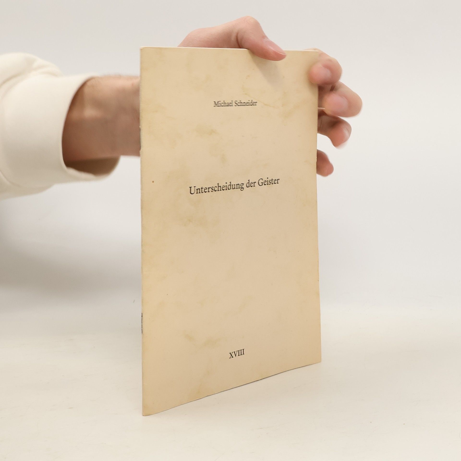 Michael Schneider Unterscheidung der Geister