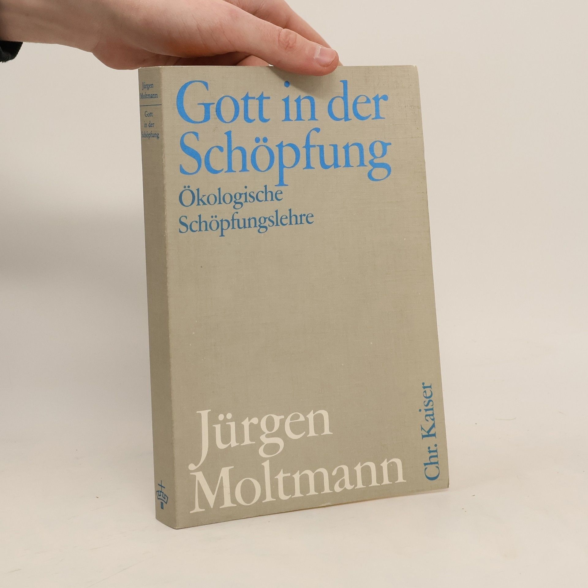 Jürgen Moltmann Gott in der Schöpfung. Ökologische Schöpfungslehre