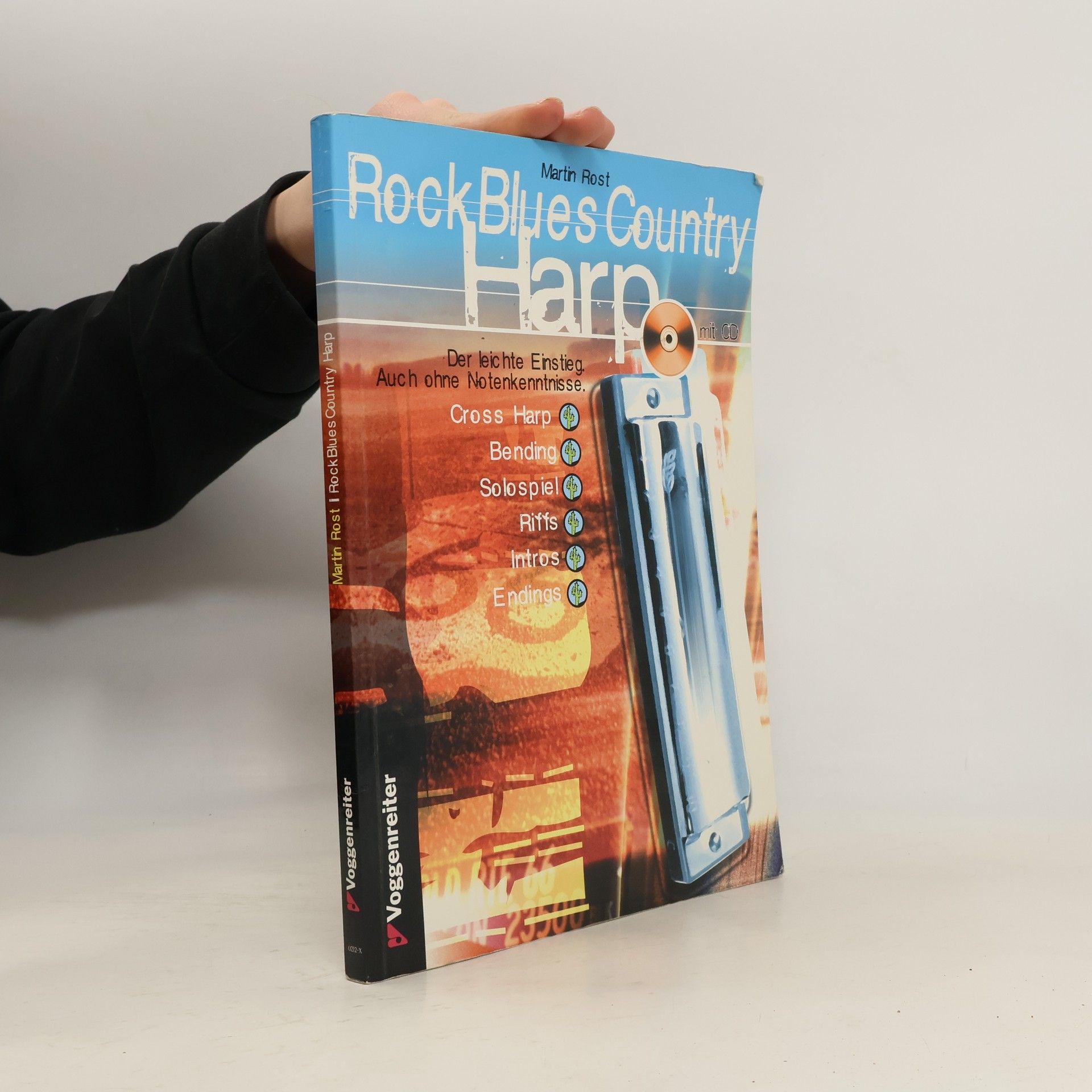 Rock Blues Country Harp, m. Audio-CD