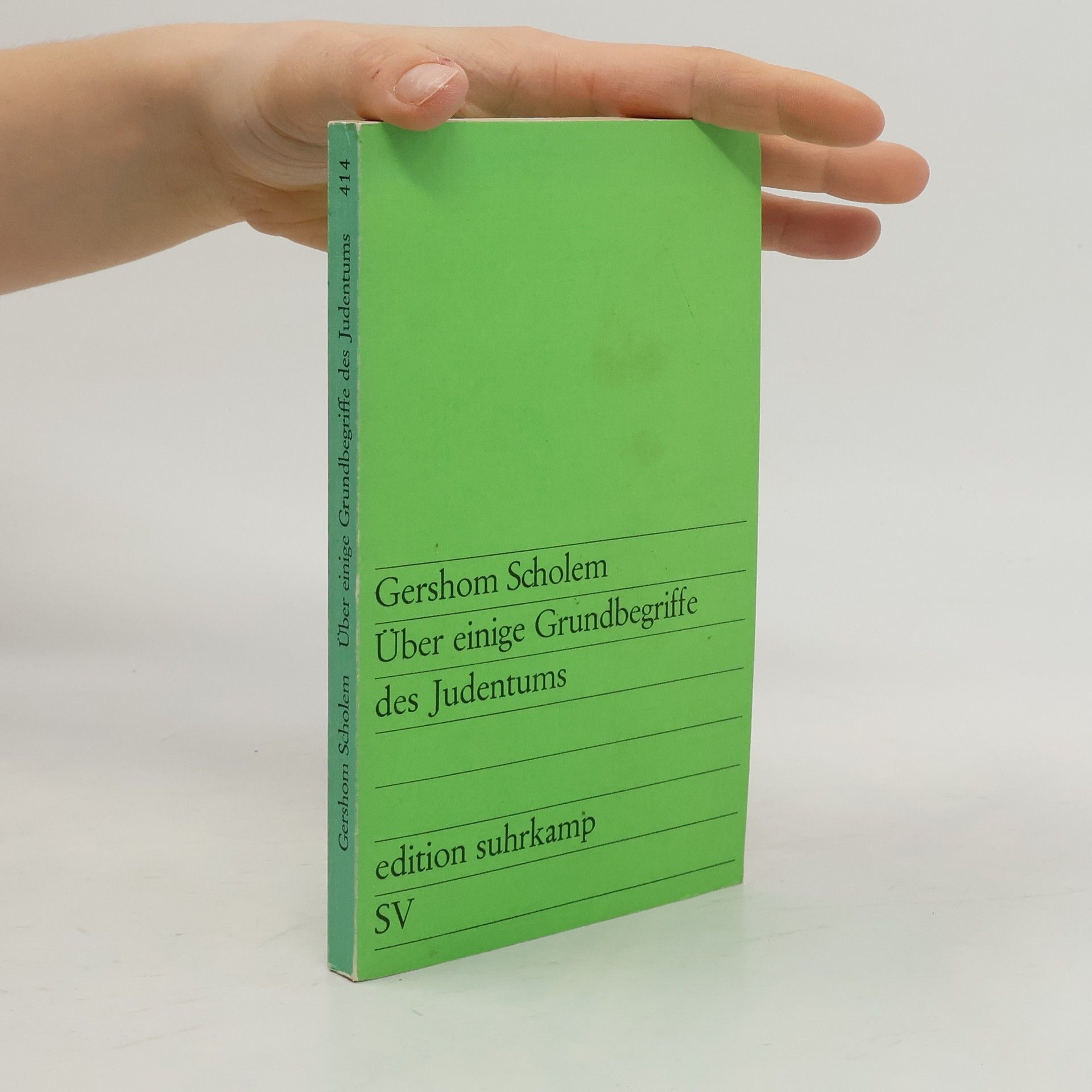 Über einige Grundbegriffe des Judentums