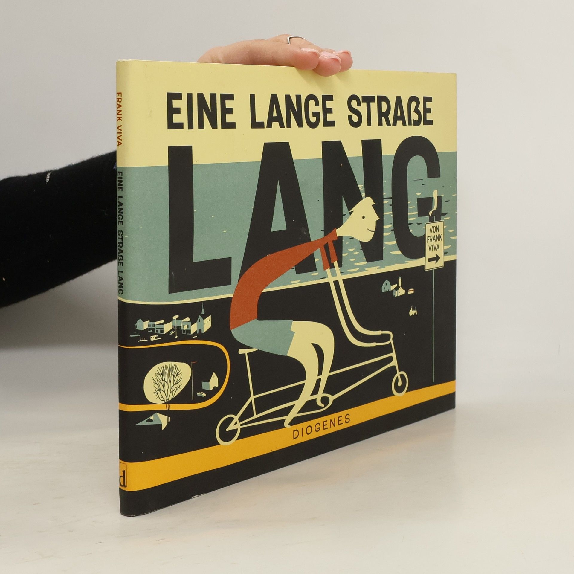 Eine lange Straße lang