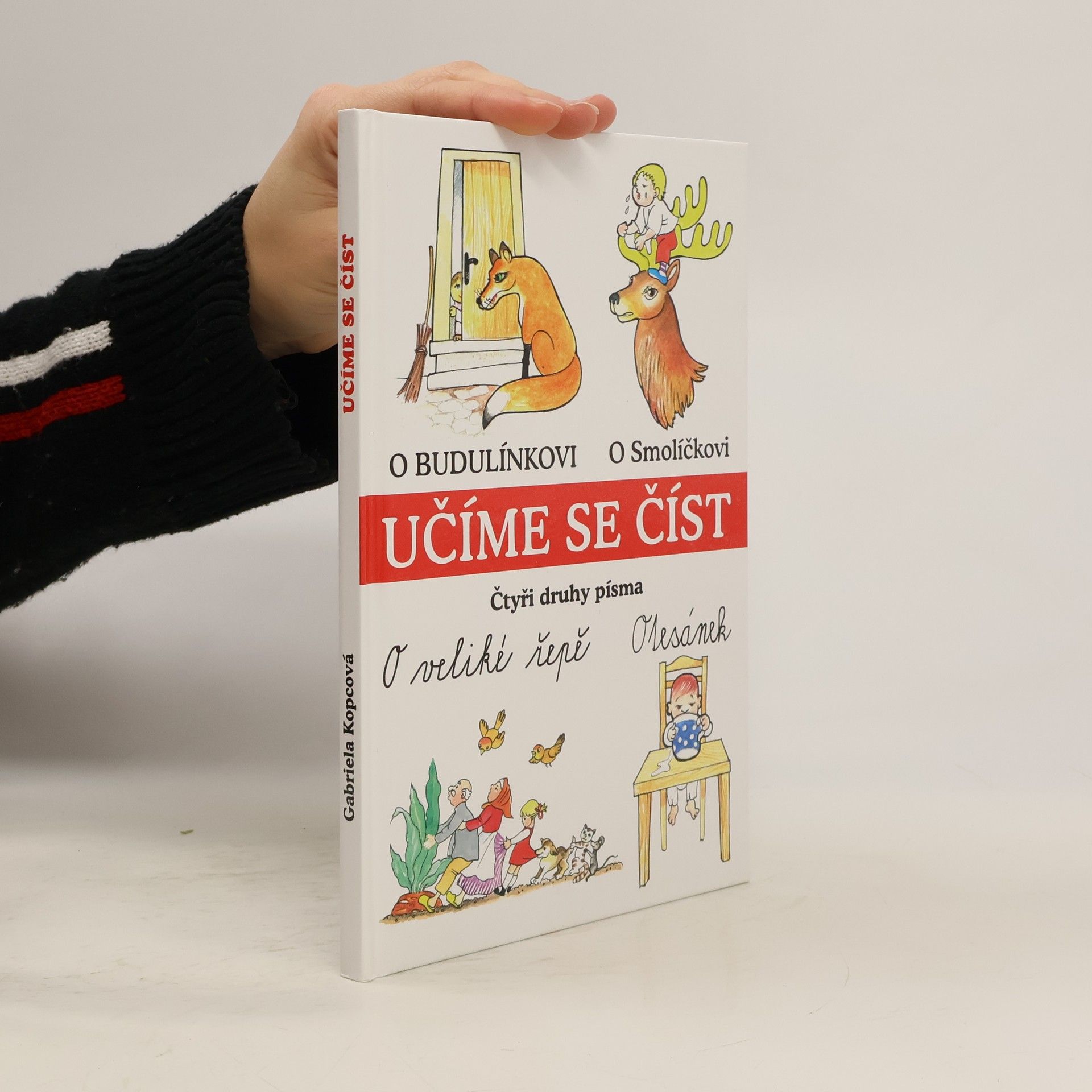 Gabriela Kopcová Učíme se číst. Čtyři druhy písma