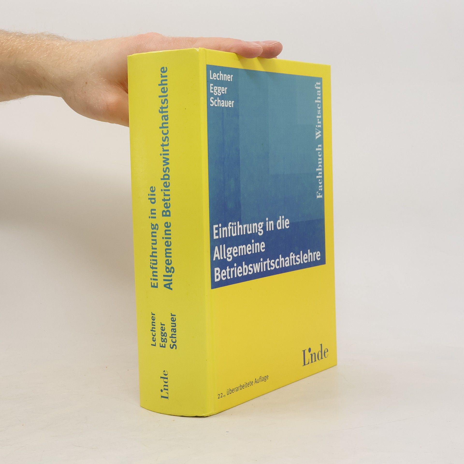 Einführung in die allgemeine Betriebswirtschaftslehre