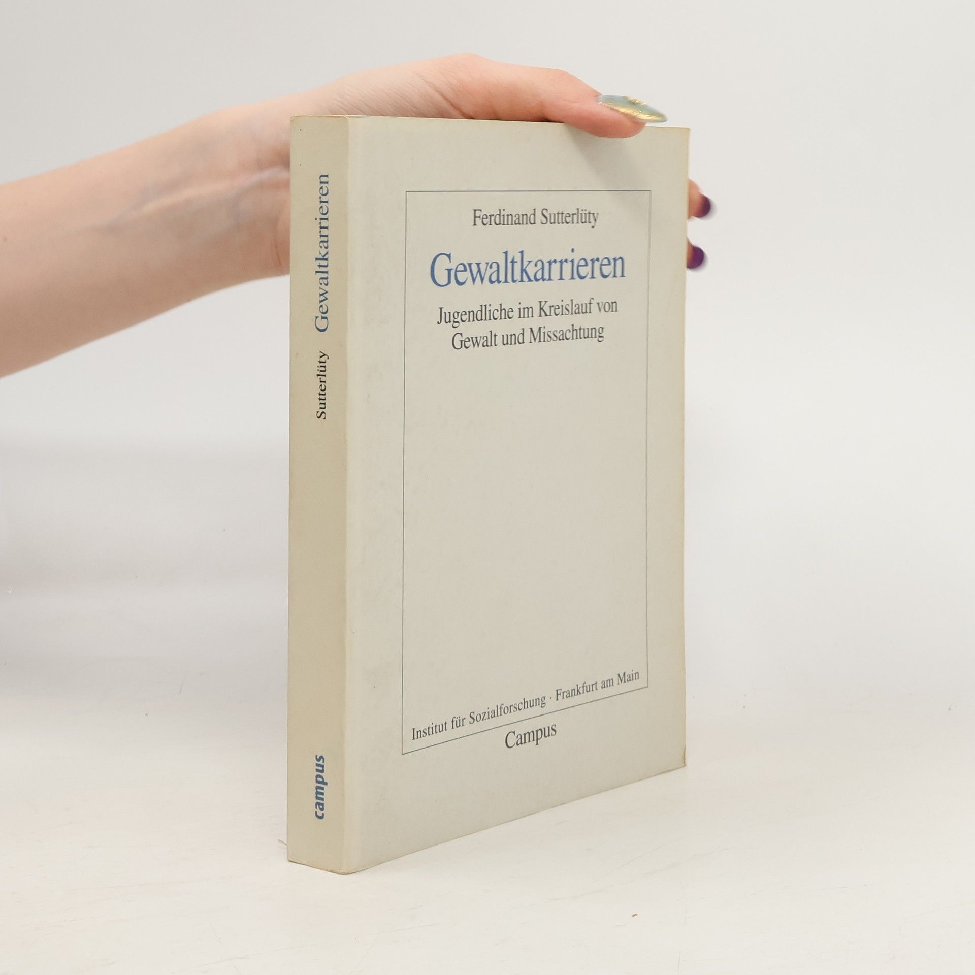 Ferdinand Sutterlüty Gewaltkarrieren