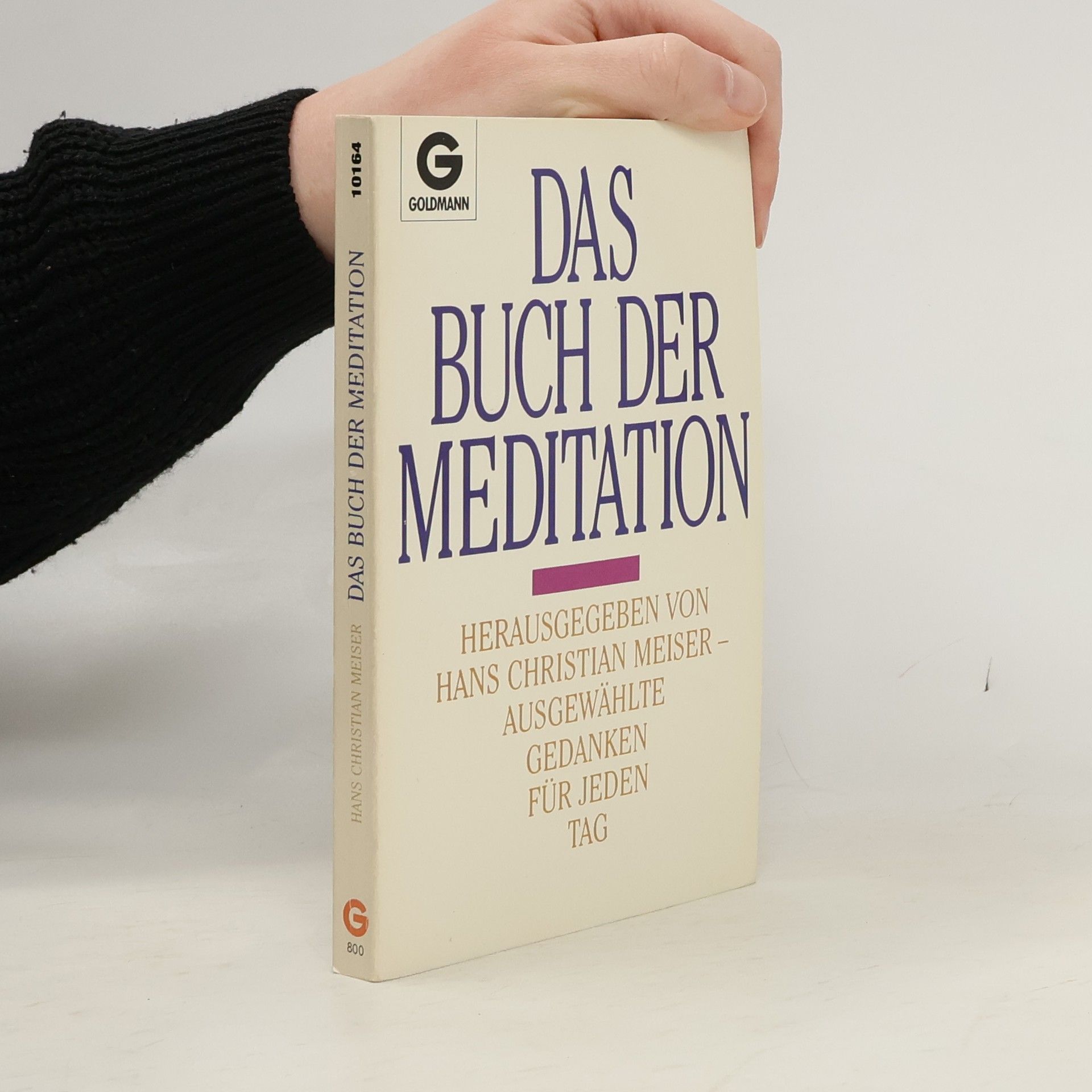 Hans Christian Meiser Das Buch der Meditation