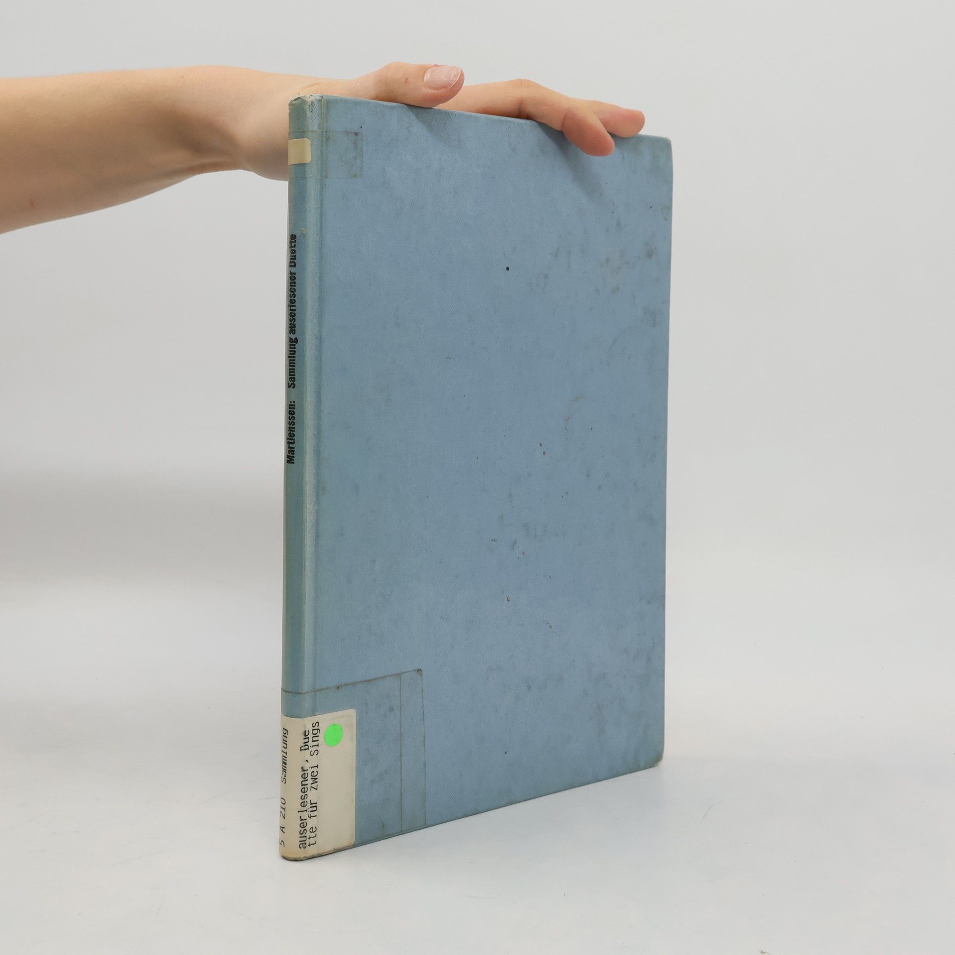 Franziska Martienssen-Lohmann Sammlung auserlesener Duette für zwei Singftimmen mit Klavierbegleitung