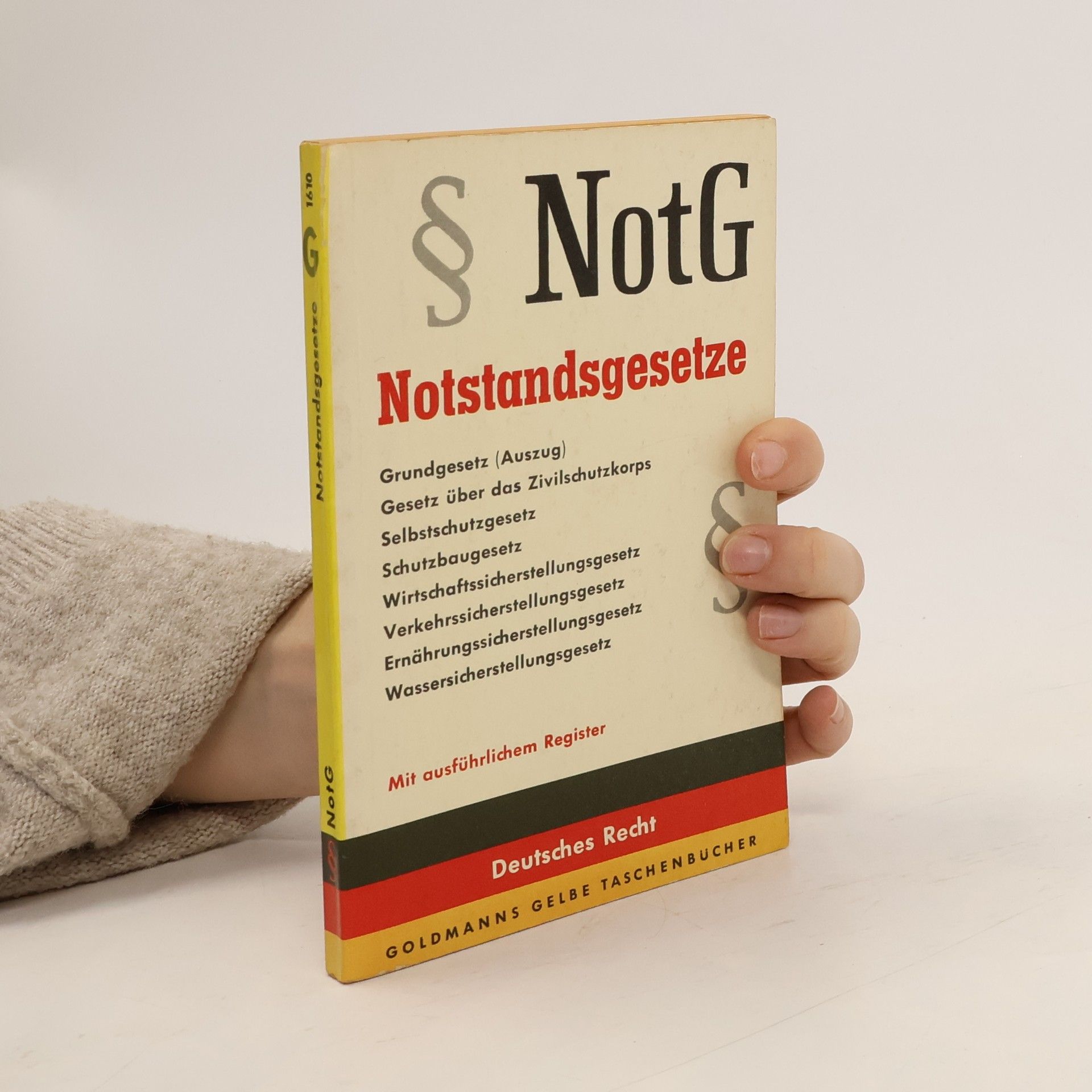 Collectif d'auteurs NotG Notstandsgesetze