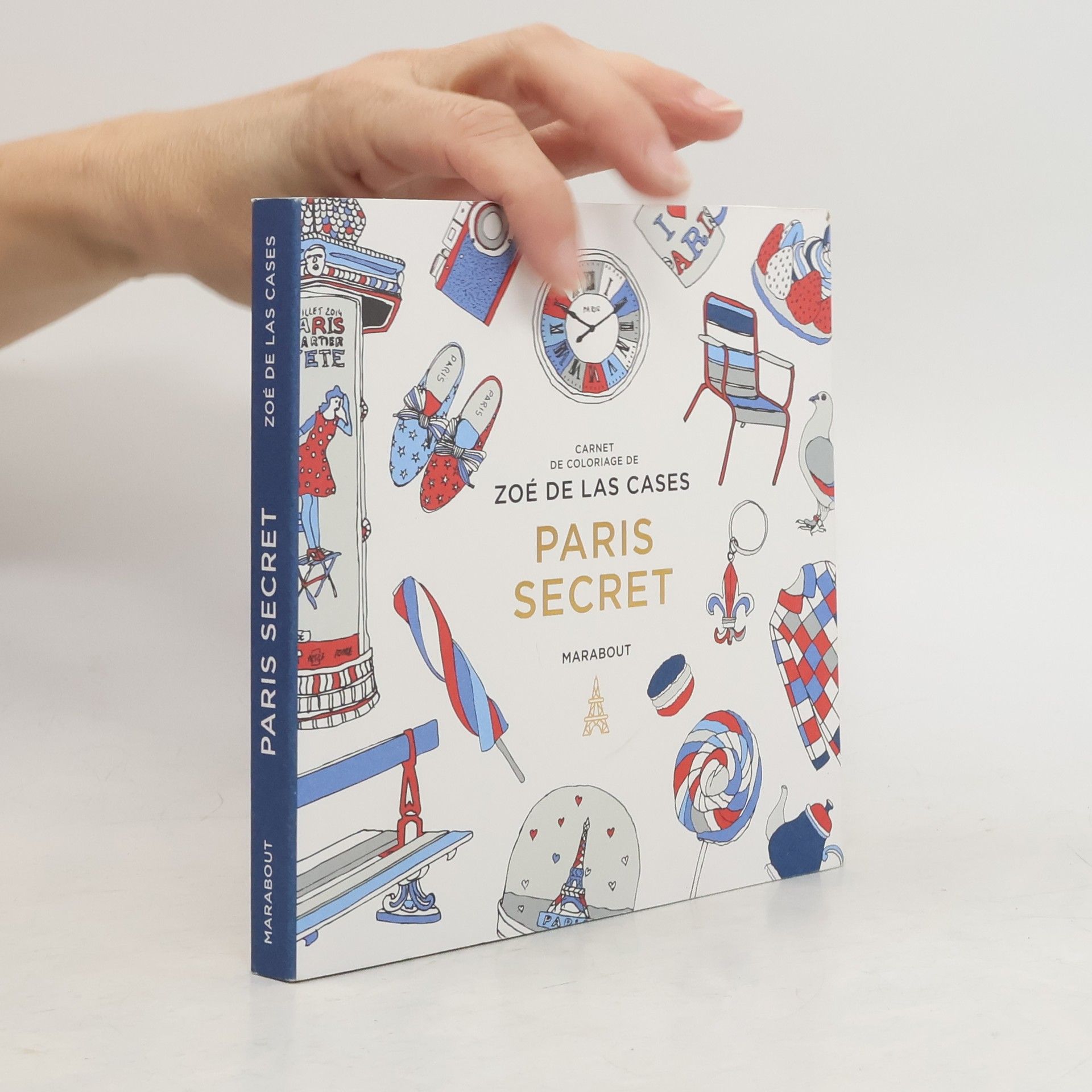 Carnet de coloriage Paris secret