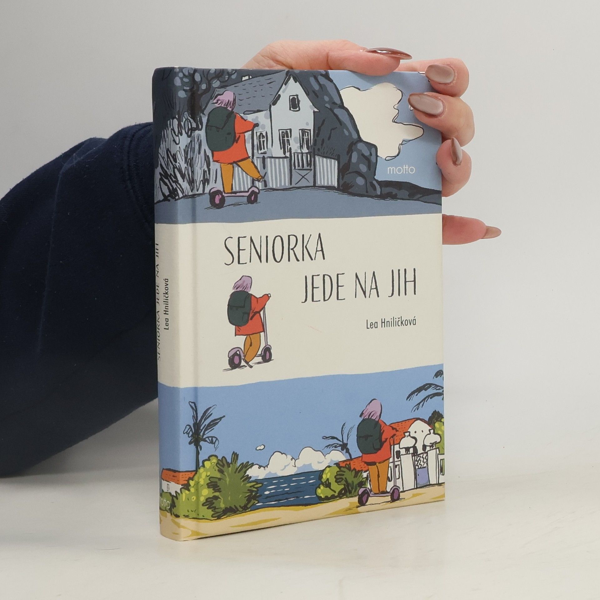 Seniorka jede na jih